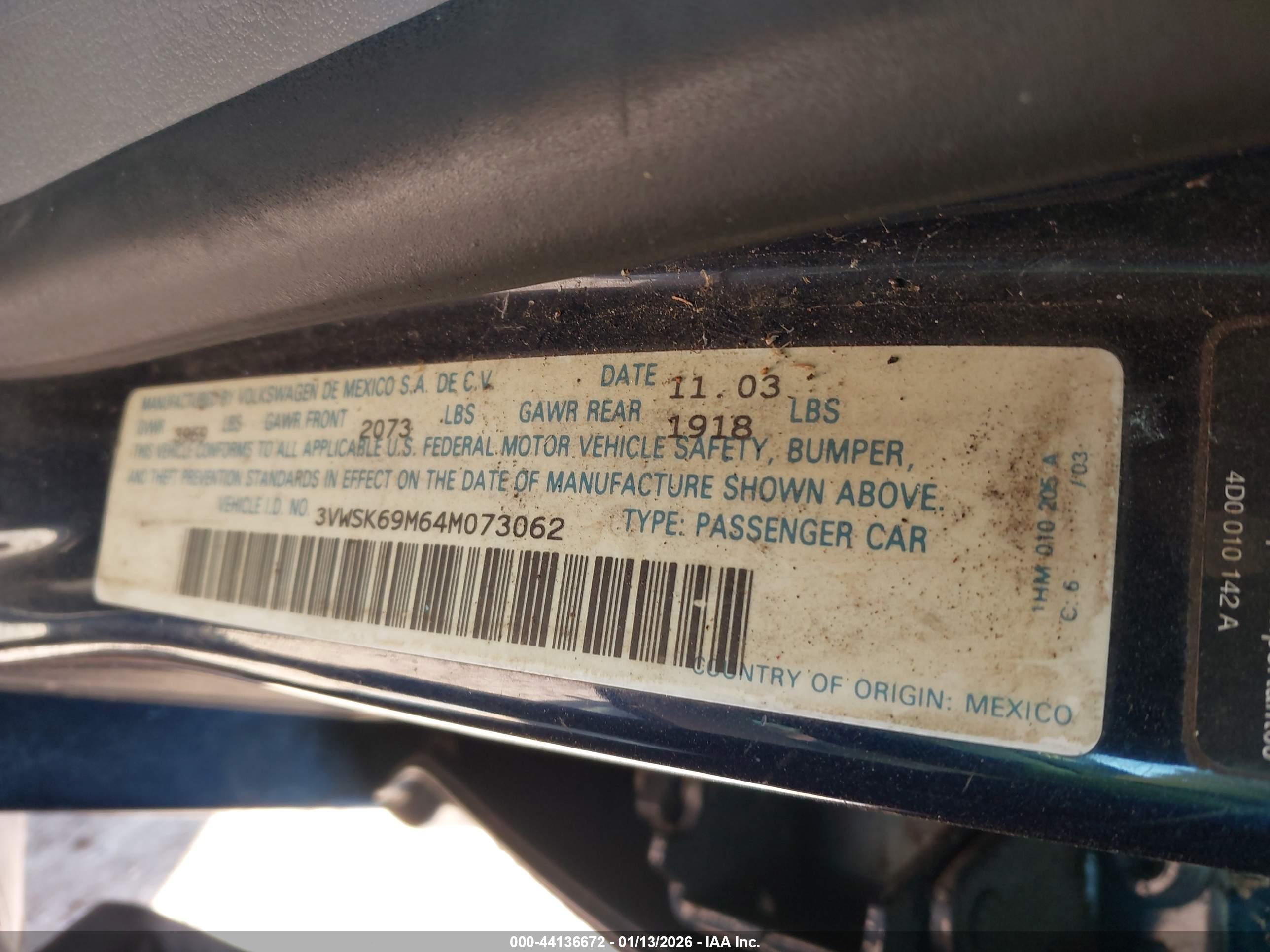 VOLKSWAGEN JETTA image 9