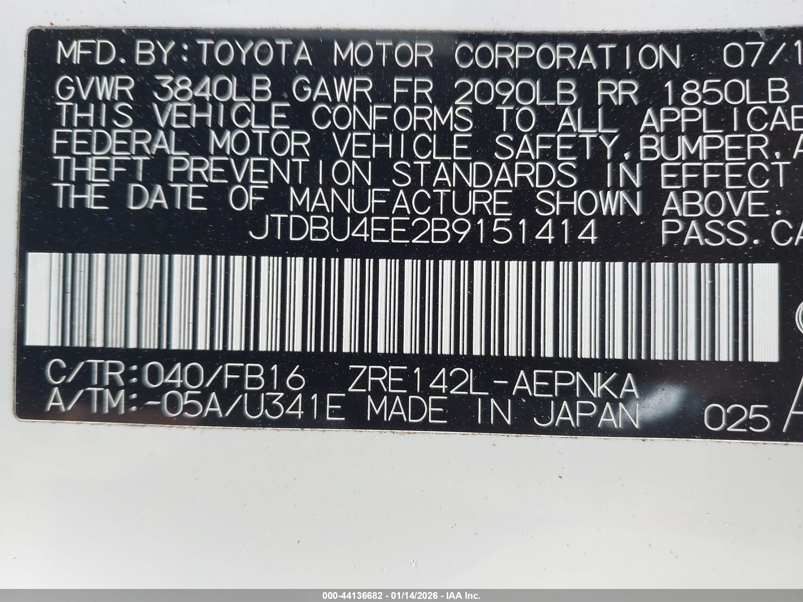 TOYOTA COROLLA image 9