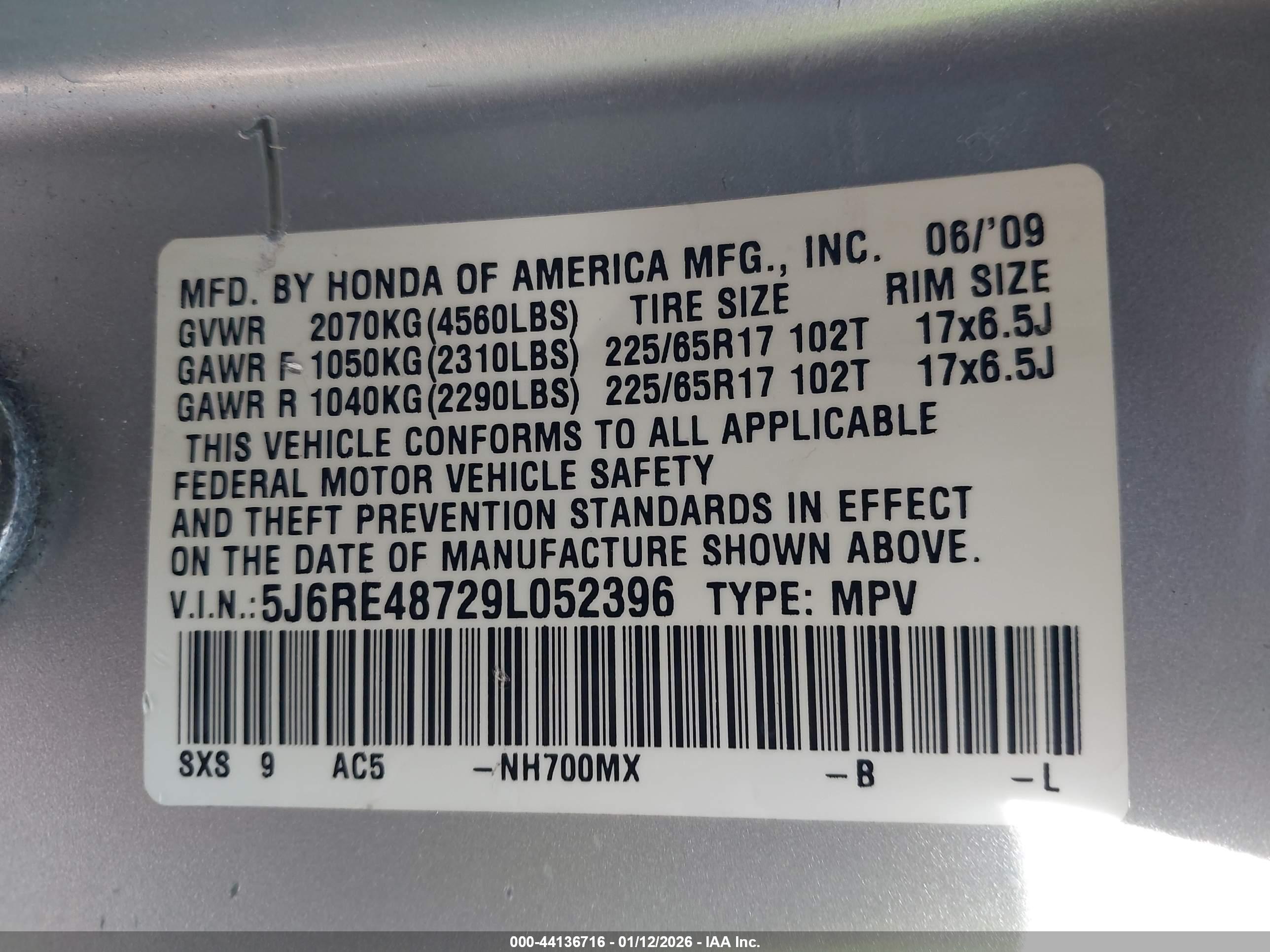 HONDA CR-V image 9
