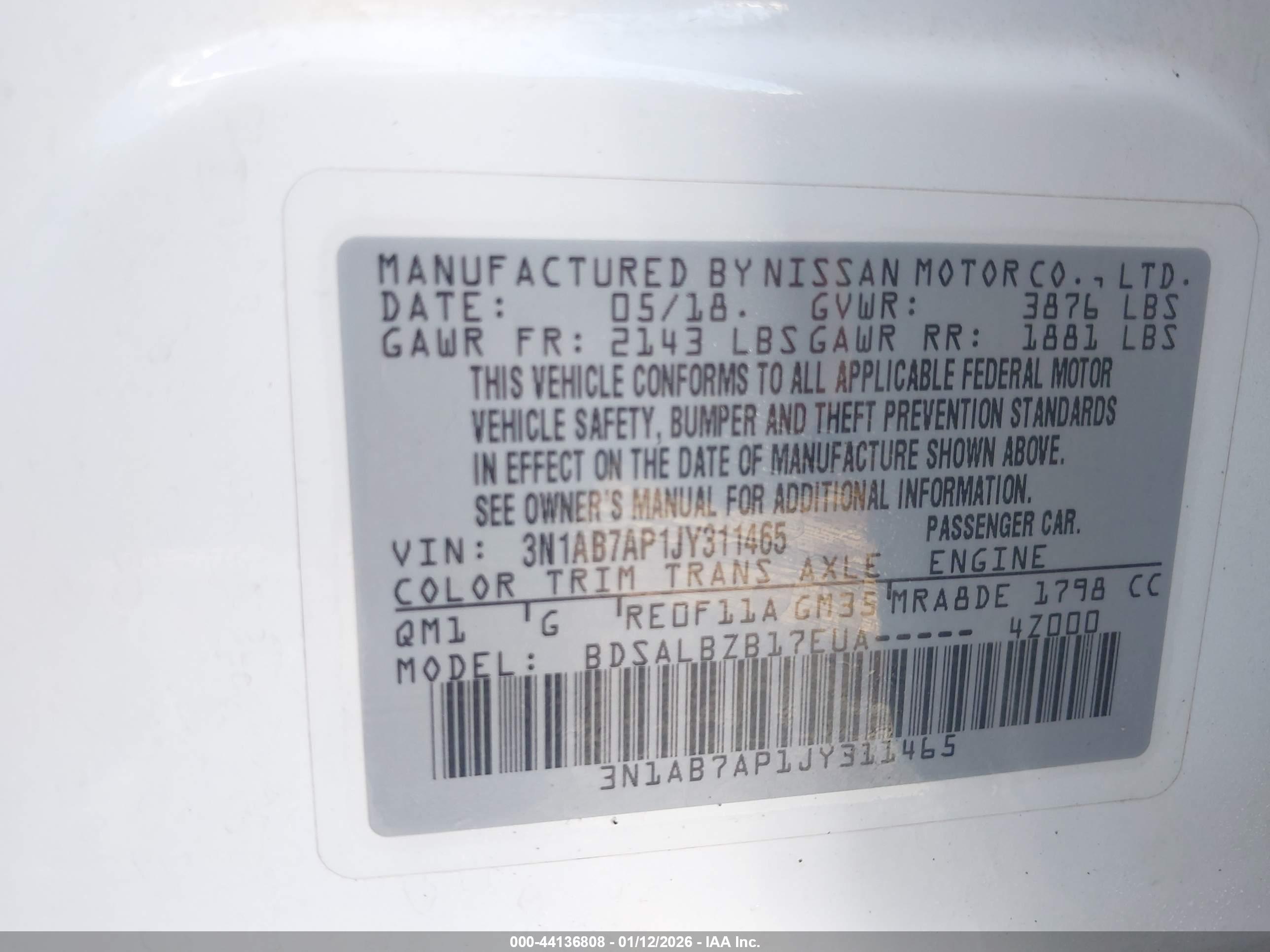 NISSAN SENTRA image 9