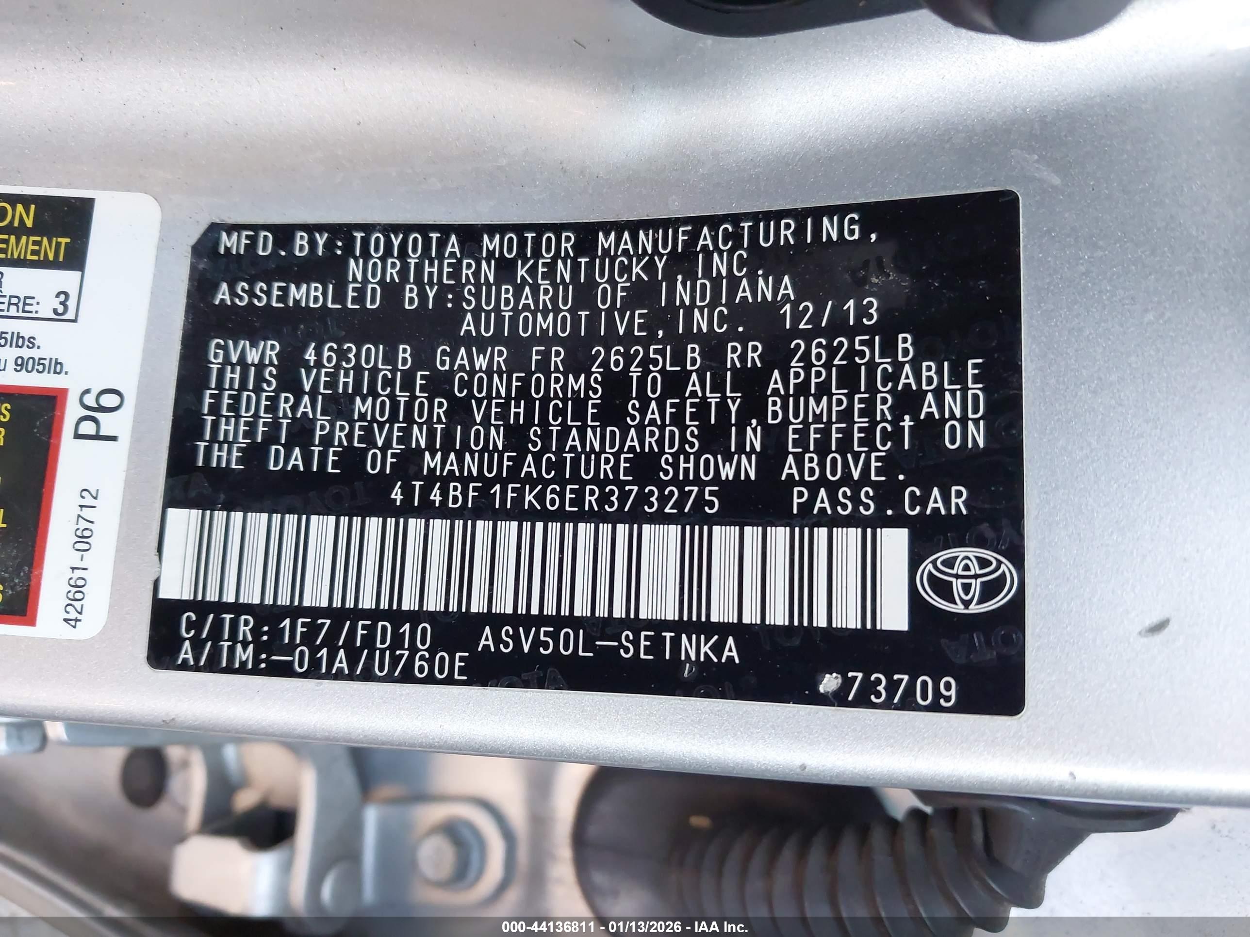 TOYOTA CAMRY image 9