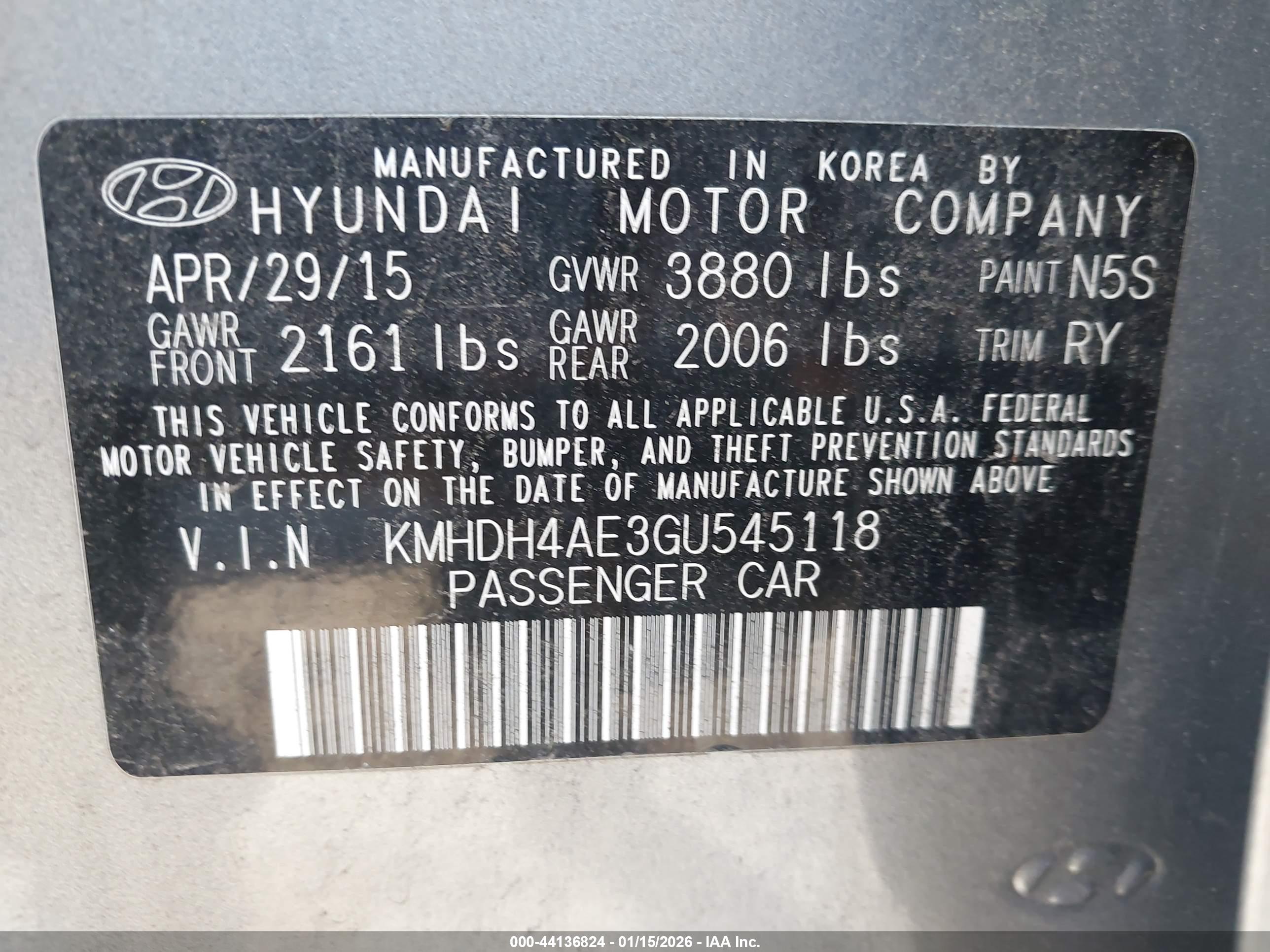 HYUNDAI ELANTRA image 9