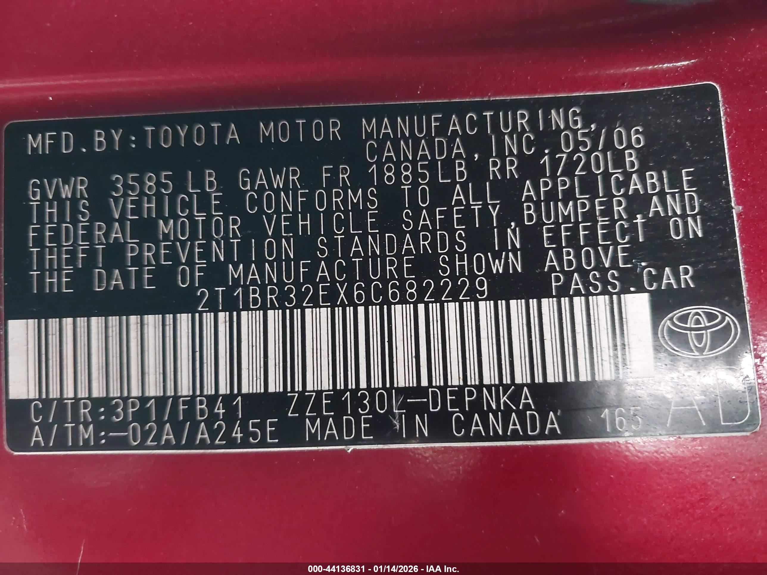 TOYOTA COROLLA image 9