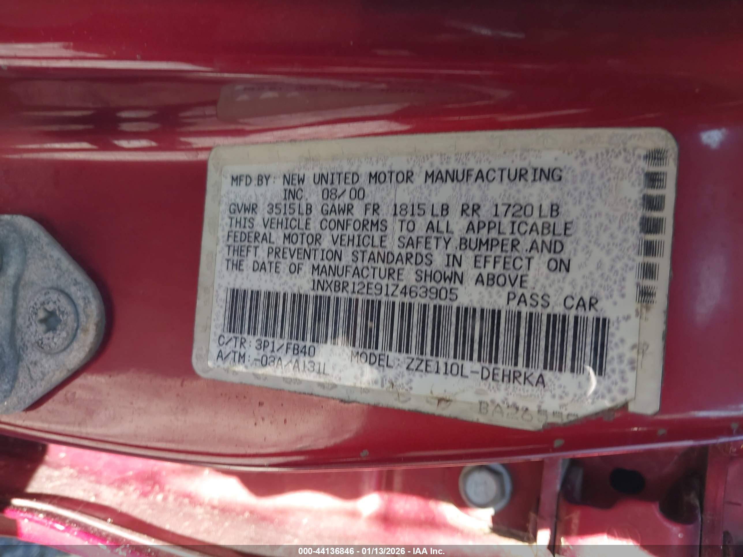 TOYOTA COROLLA image 9
