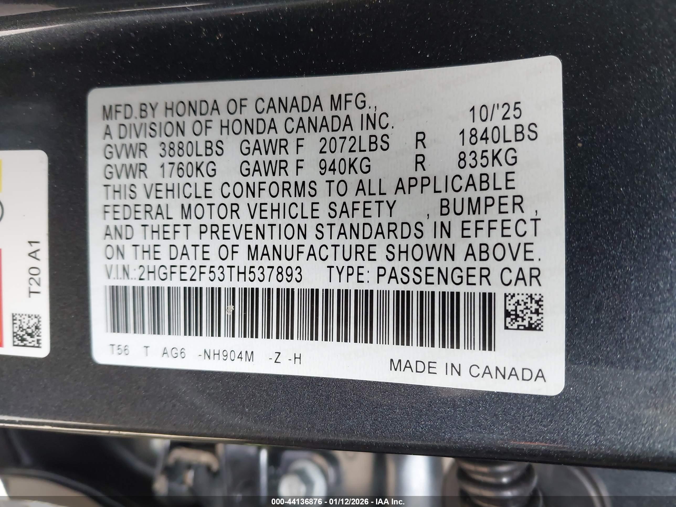 HONDA CIVIC image 9