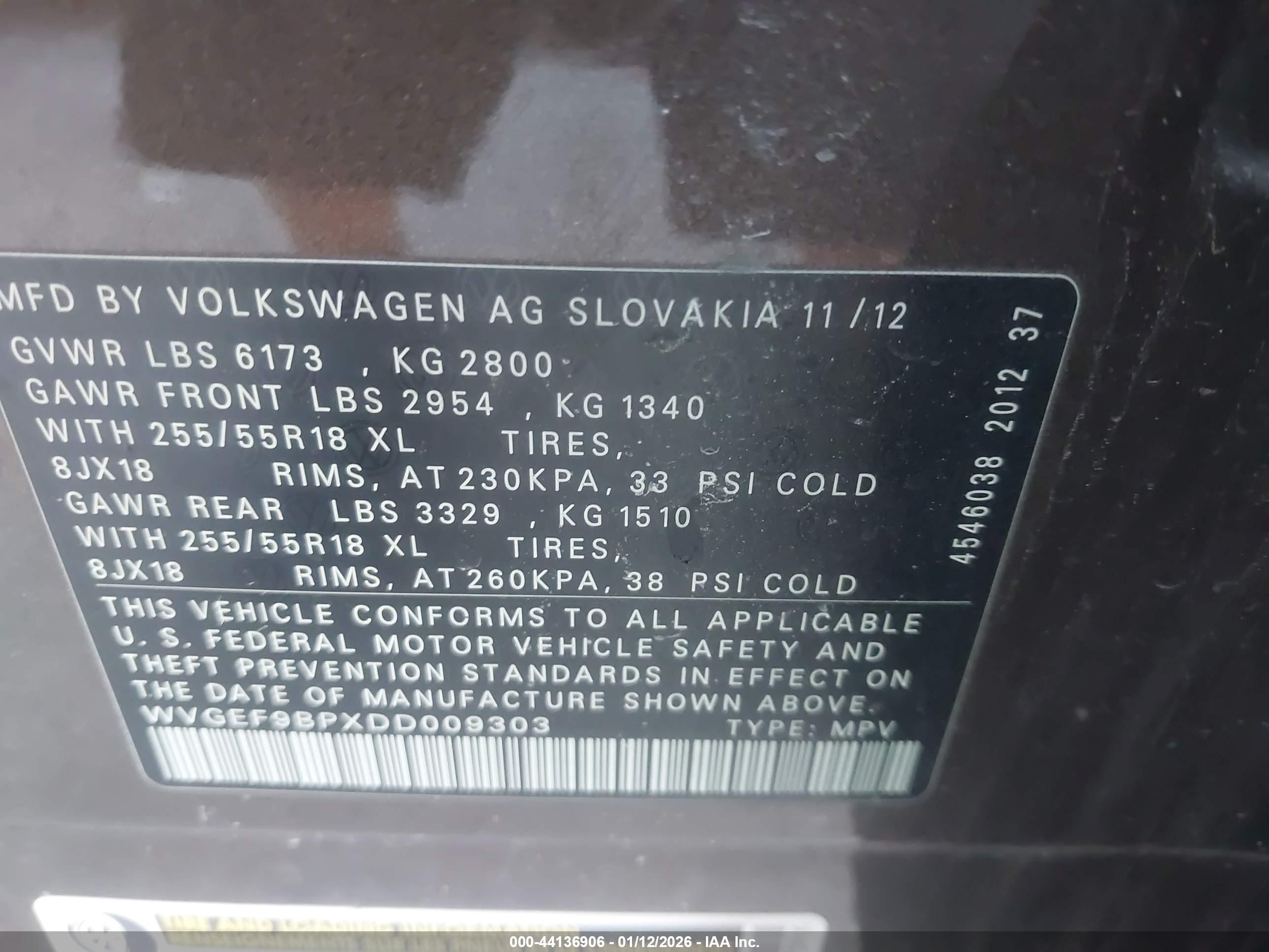 VOLKSWAGEN TOUAREG image 9