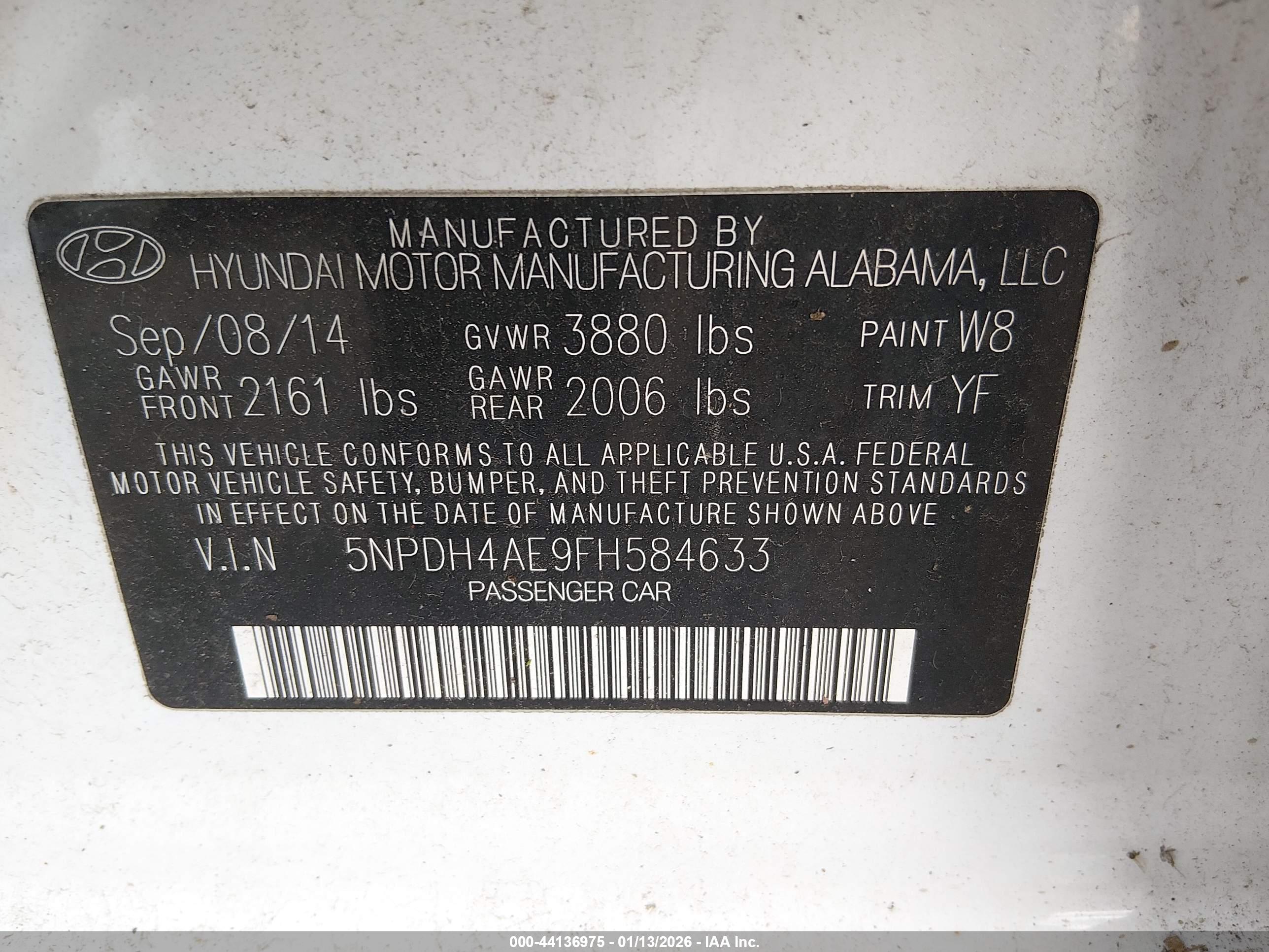 HYUNDAI ELANTRA image 9