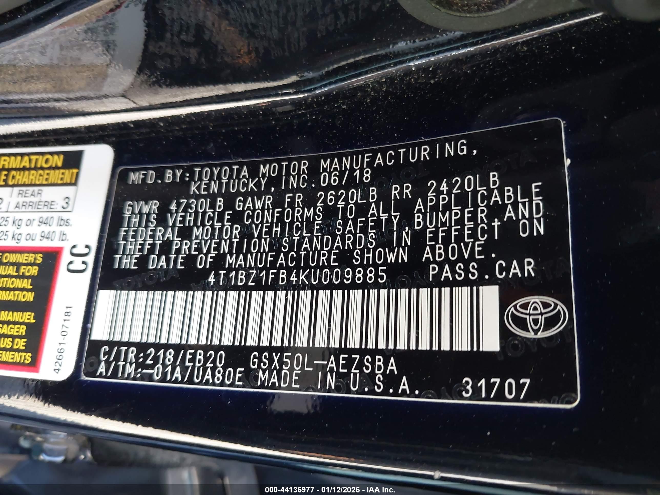 TOYOTA AVALON image 9
