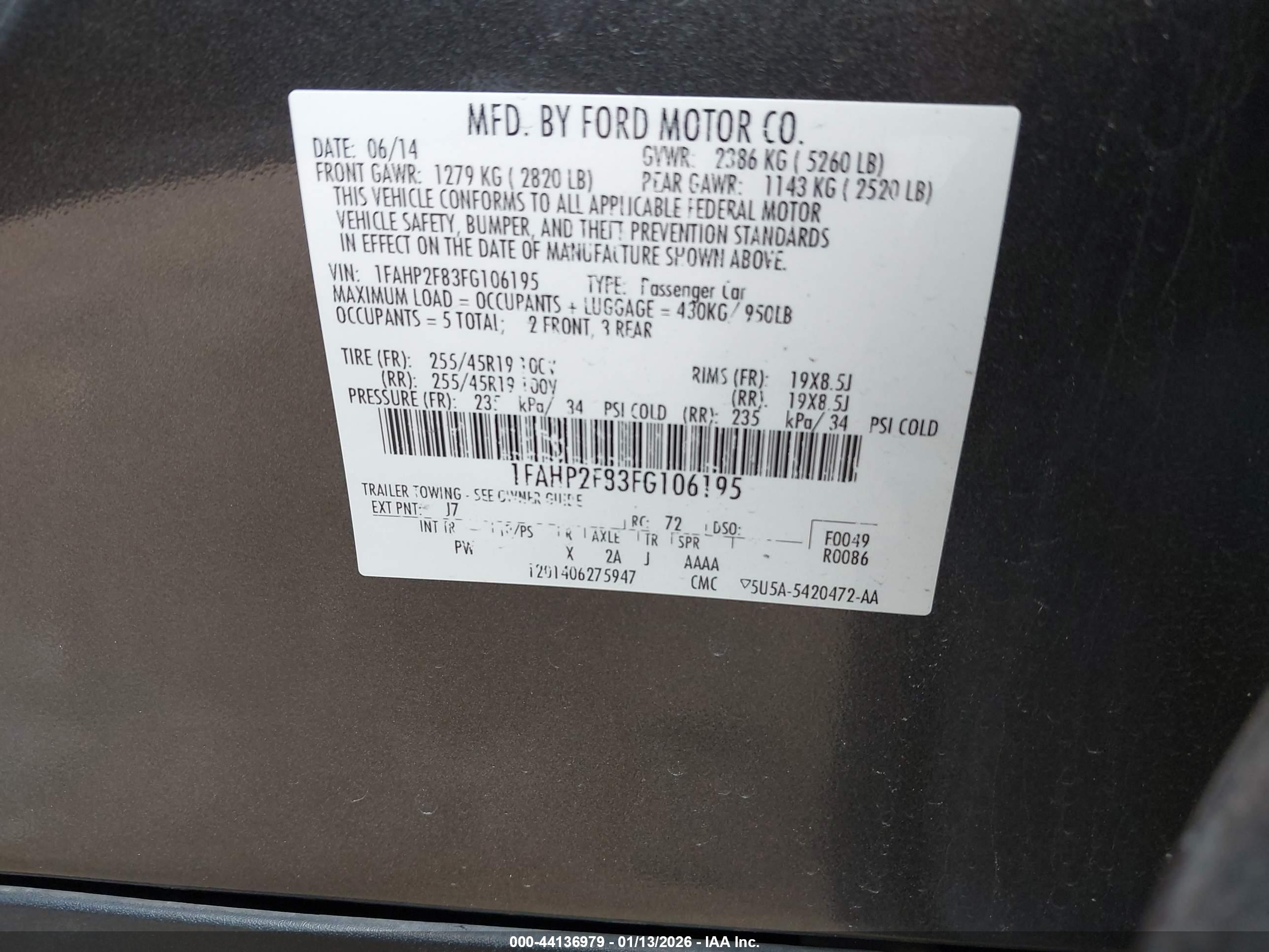 FORD TAURUS image 9