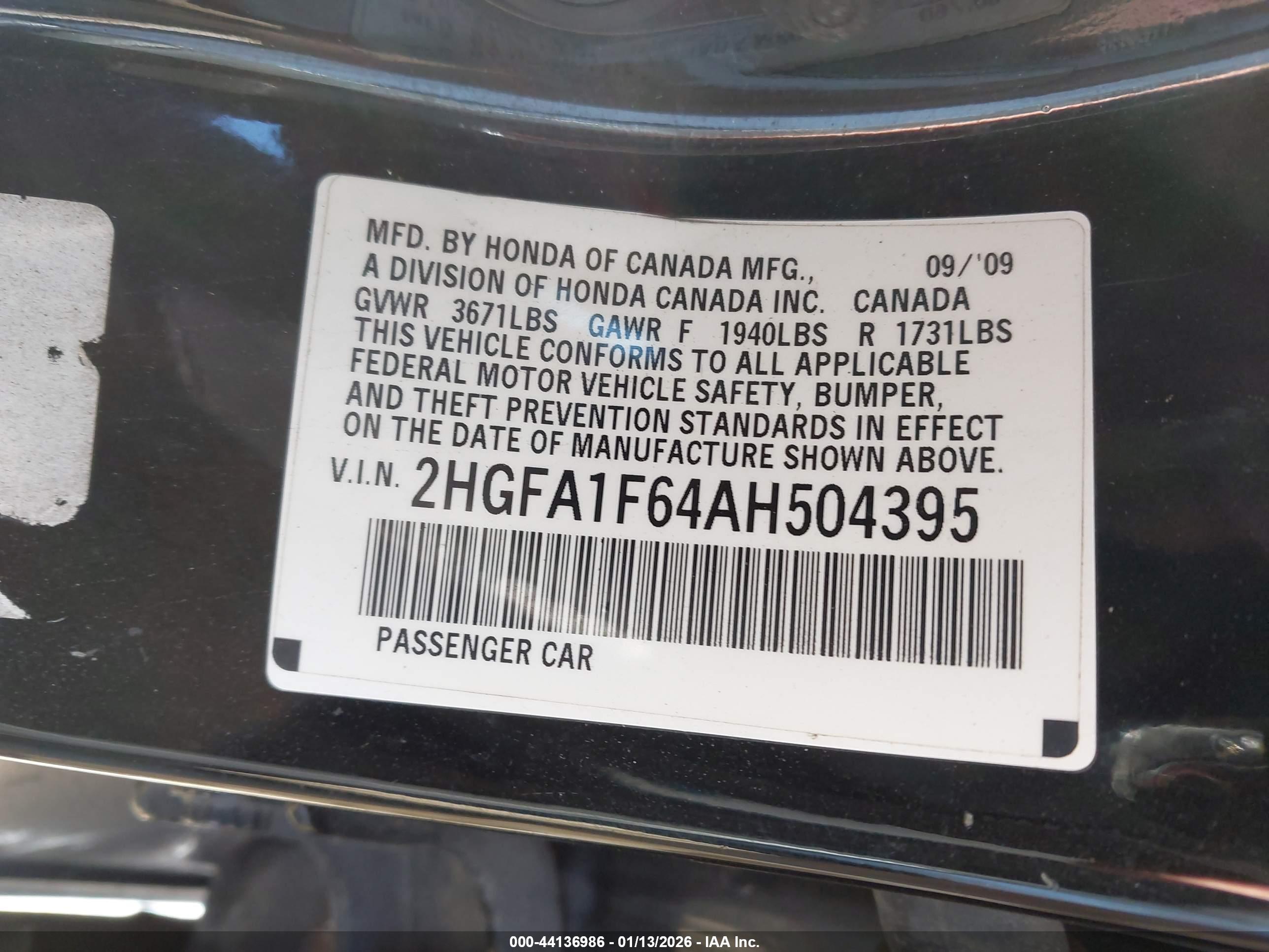 HONDA CIVIC image 9