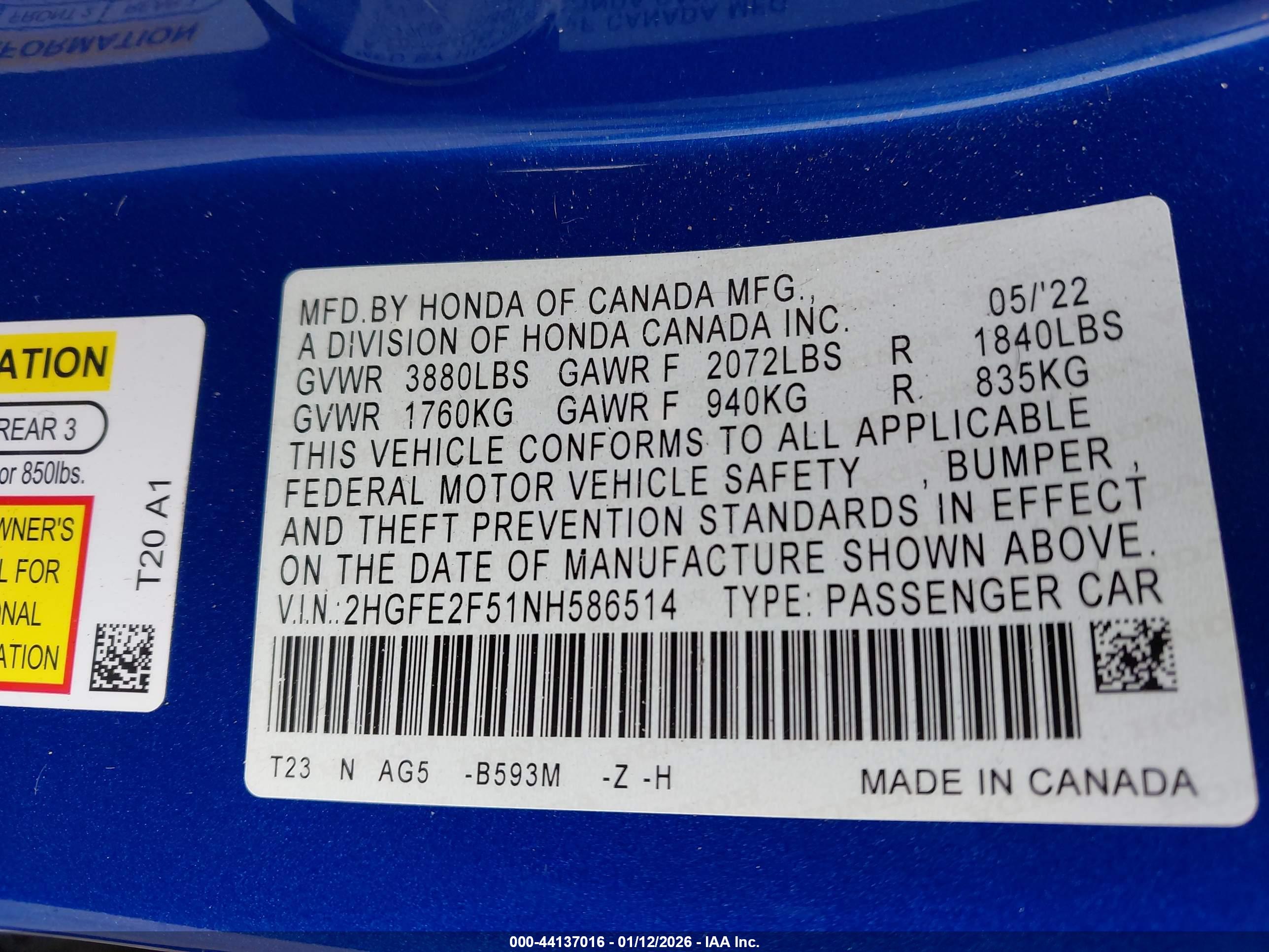 HONDA CIVIC image 9