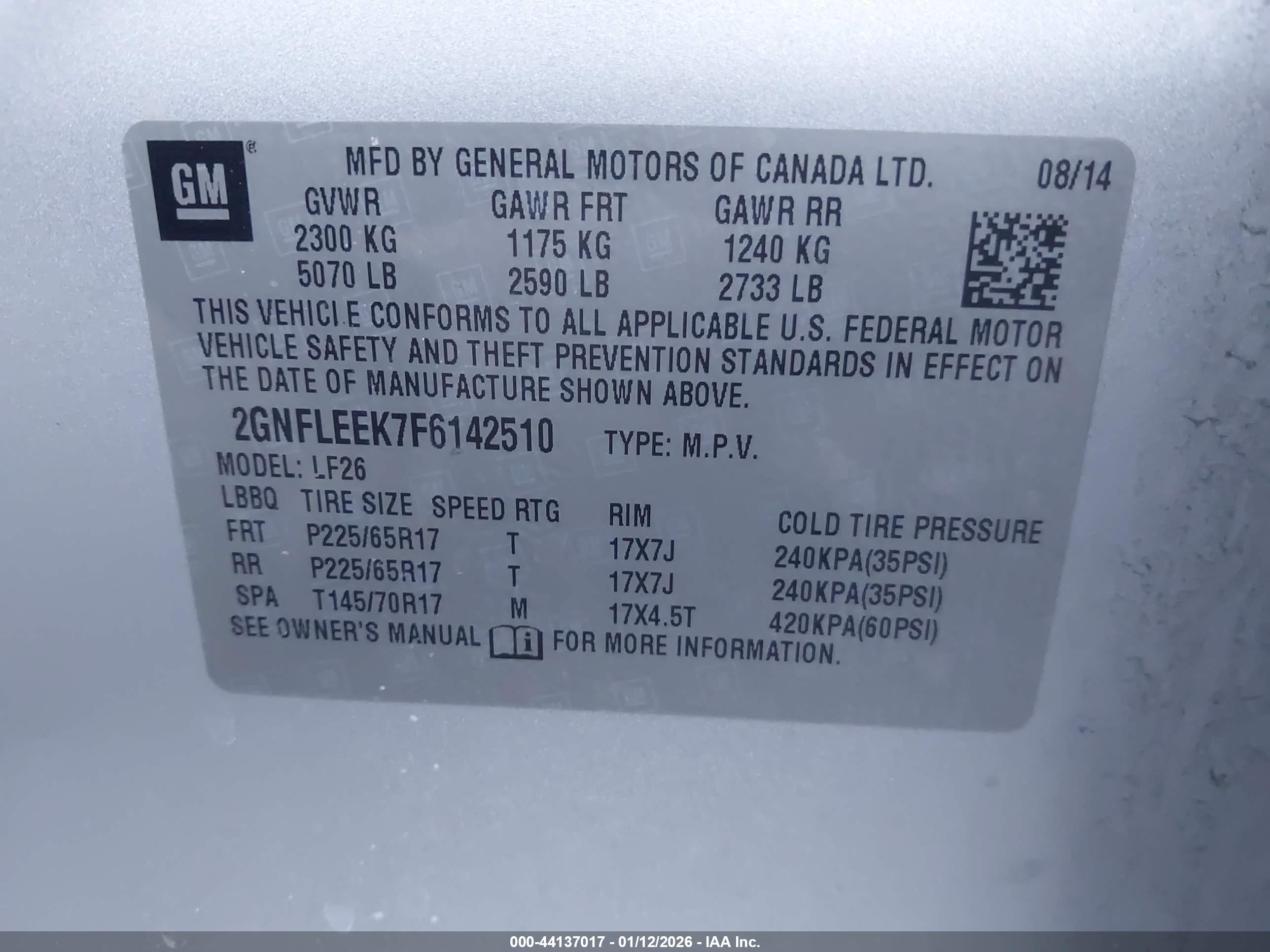 CHEVROLET EQUINOX image 9