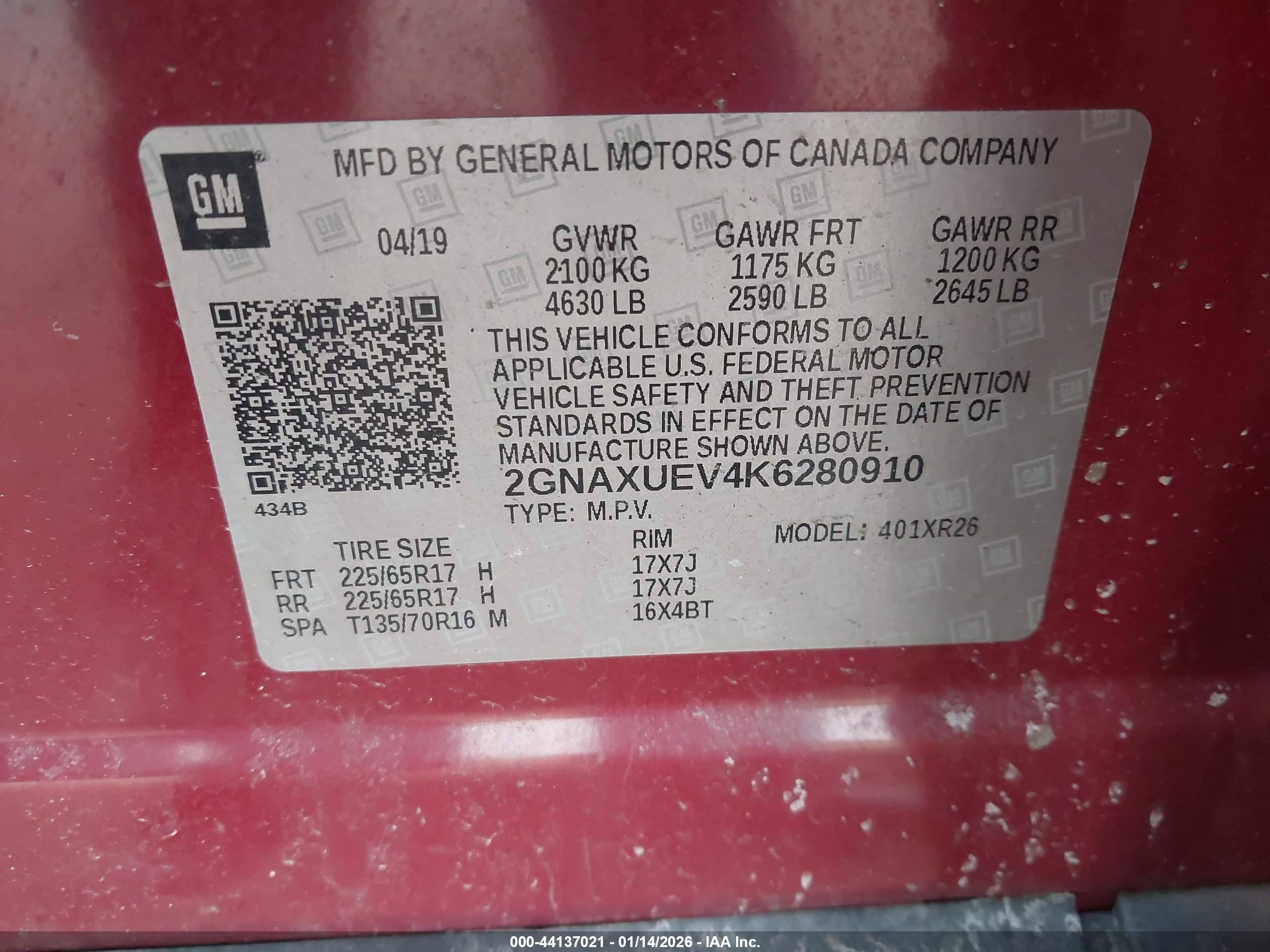CHEVROLET EQUINOX image 9