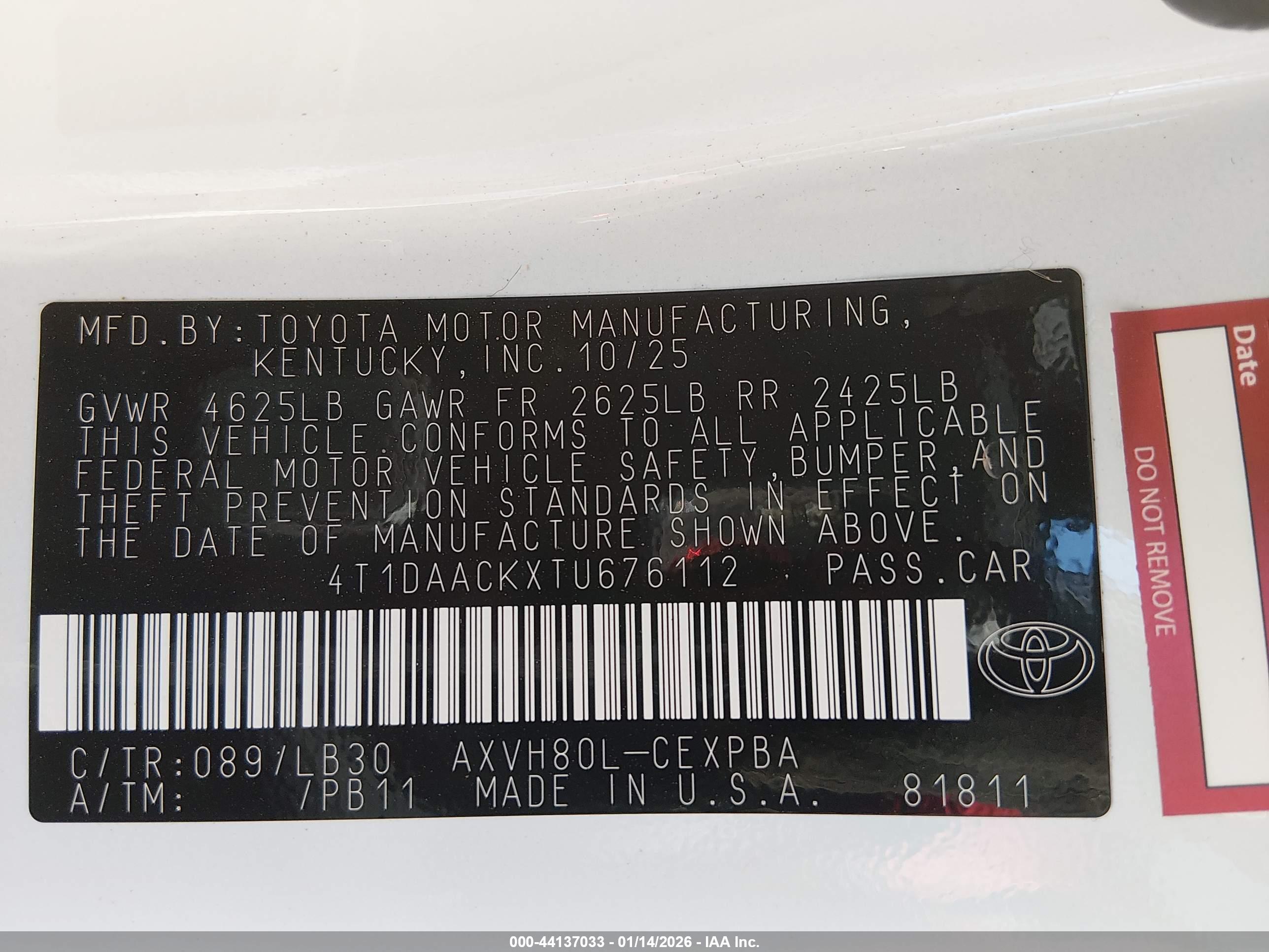 TOYOTA CAMRY image 9