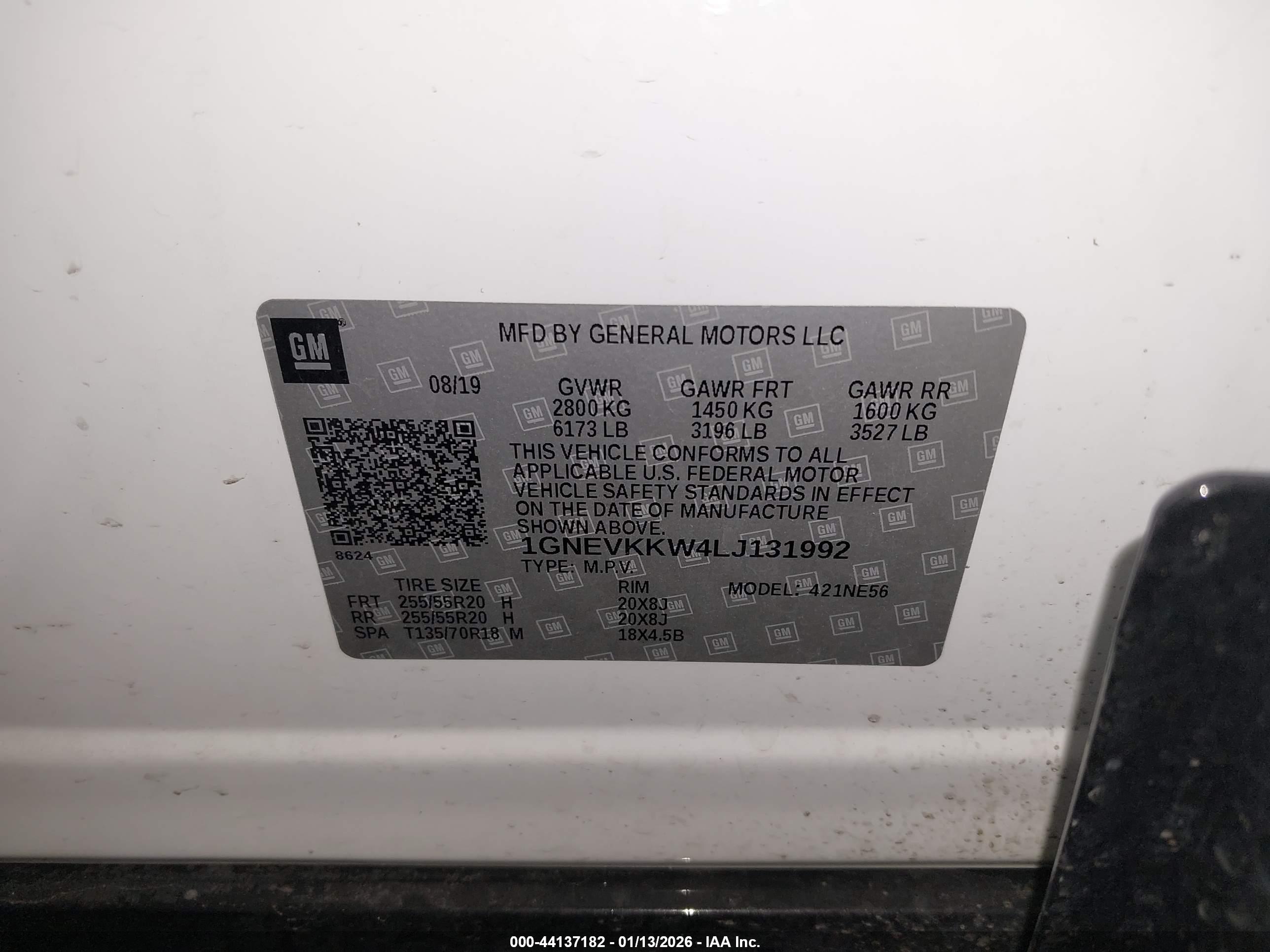 CHEVROLET TRAVERSE image 9