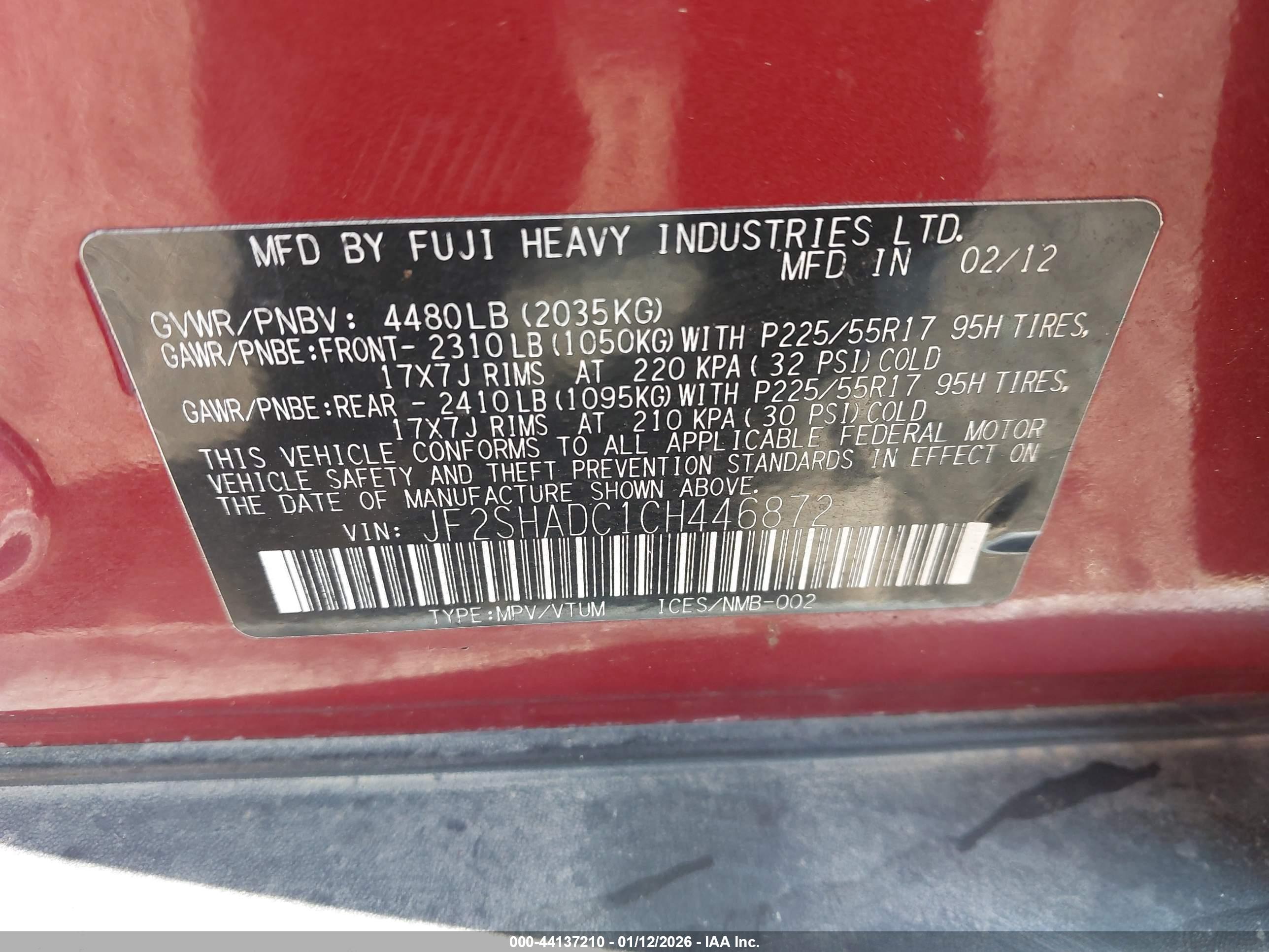 SUBARU FORESTER image 9