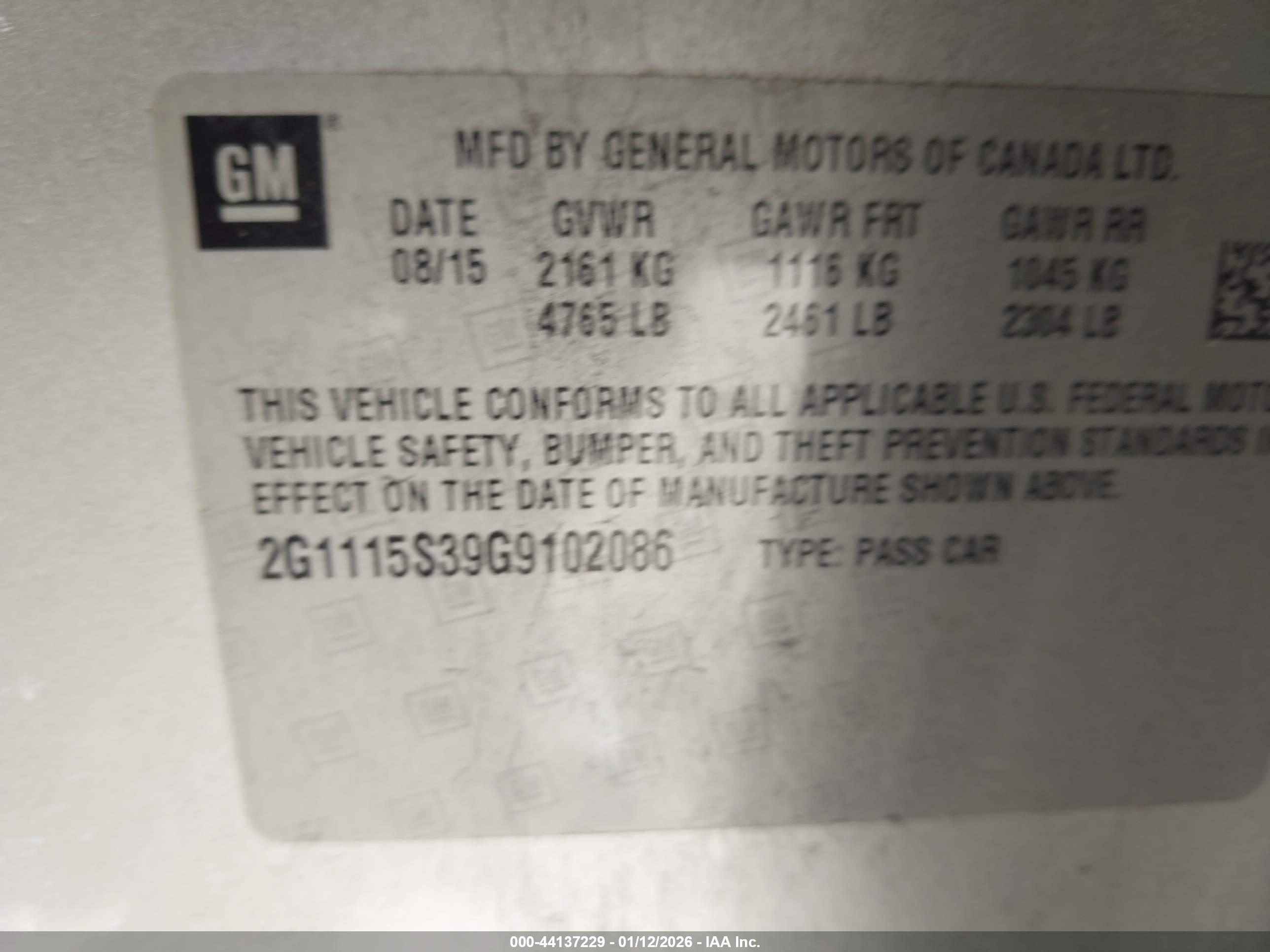 CHEVROLET IMPALA image 9