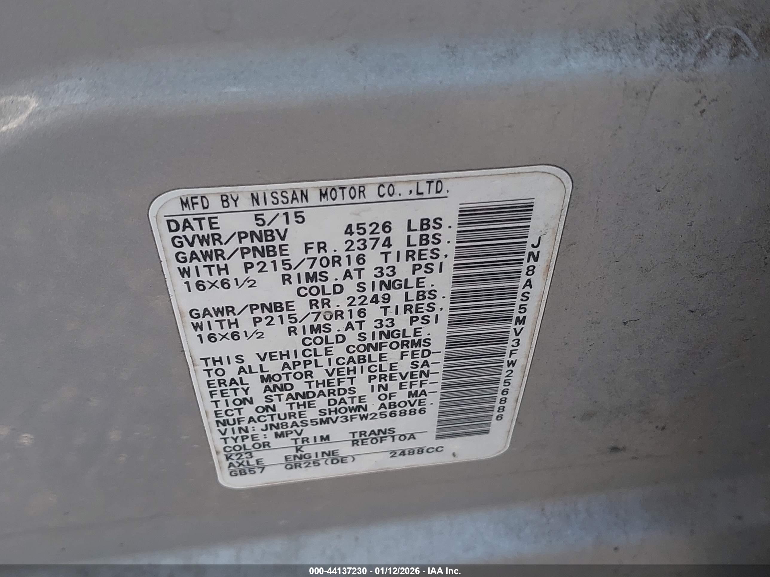 NISSAN ROGUE image 9
