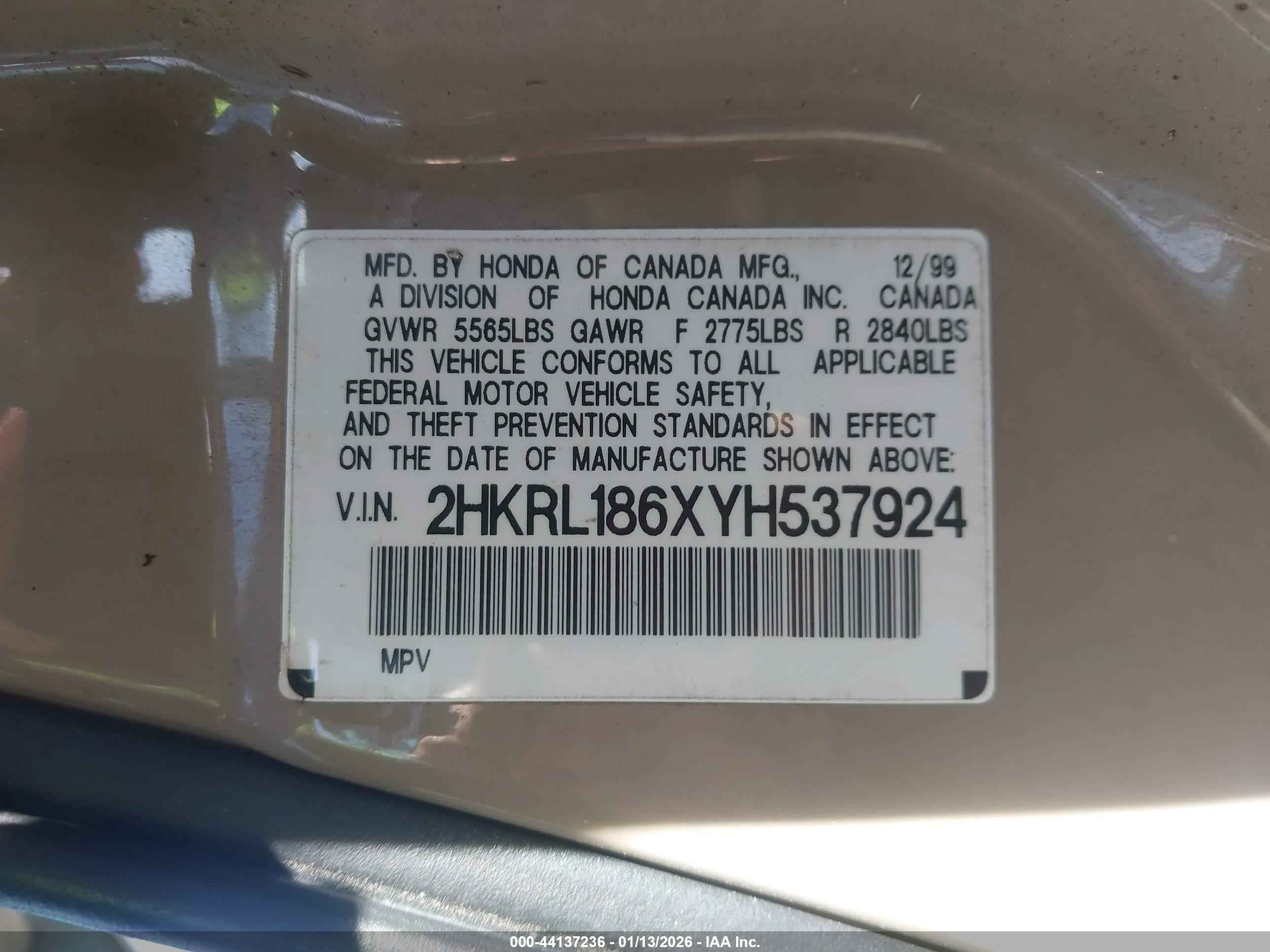 HONDA ODYSSEY image 9