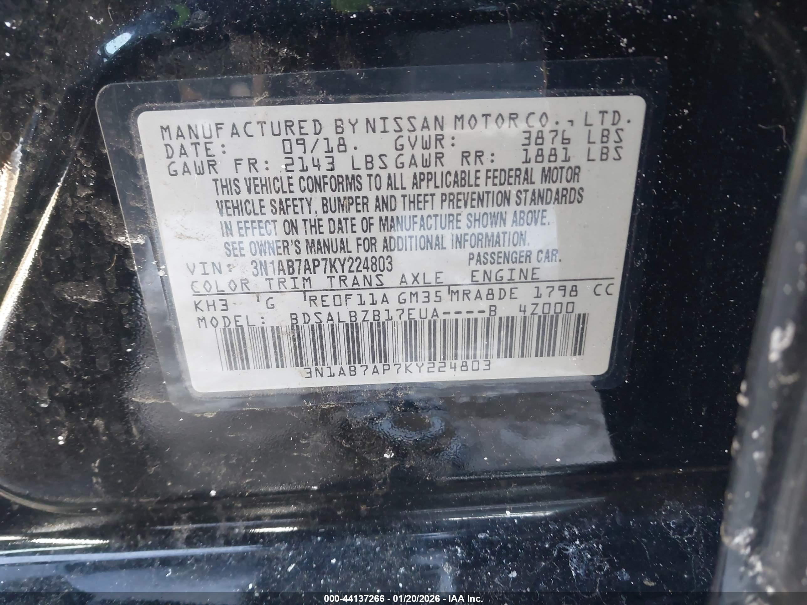 NISSAN SENTRA image 9