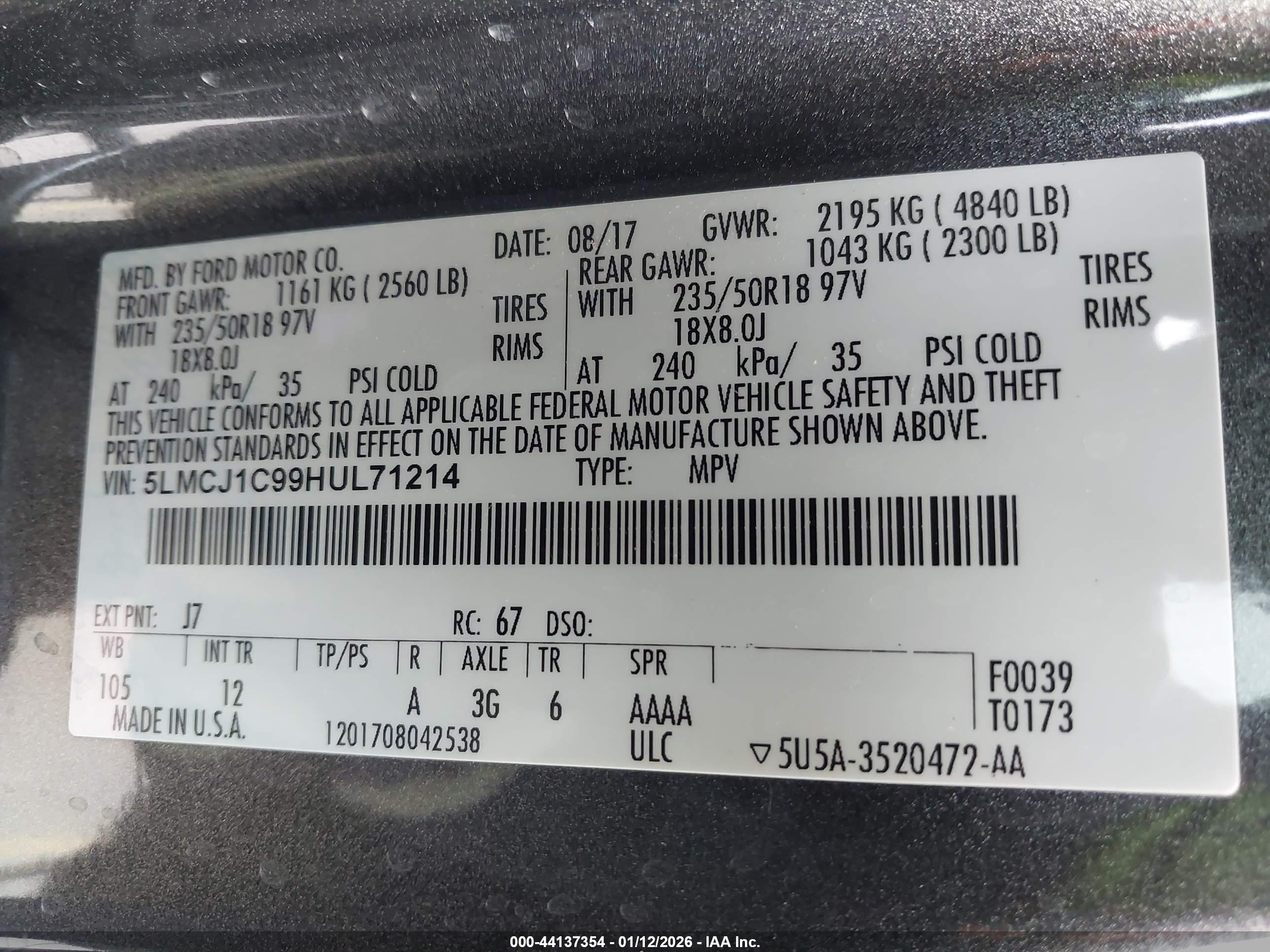 LINCOLN MKC image 9
