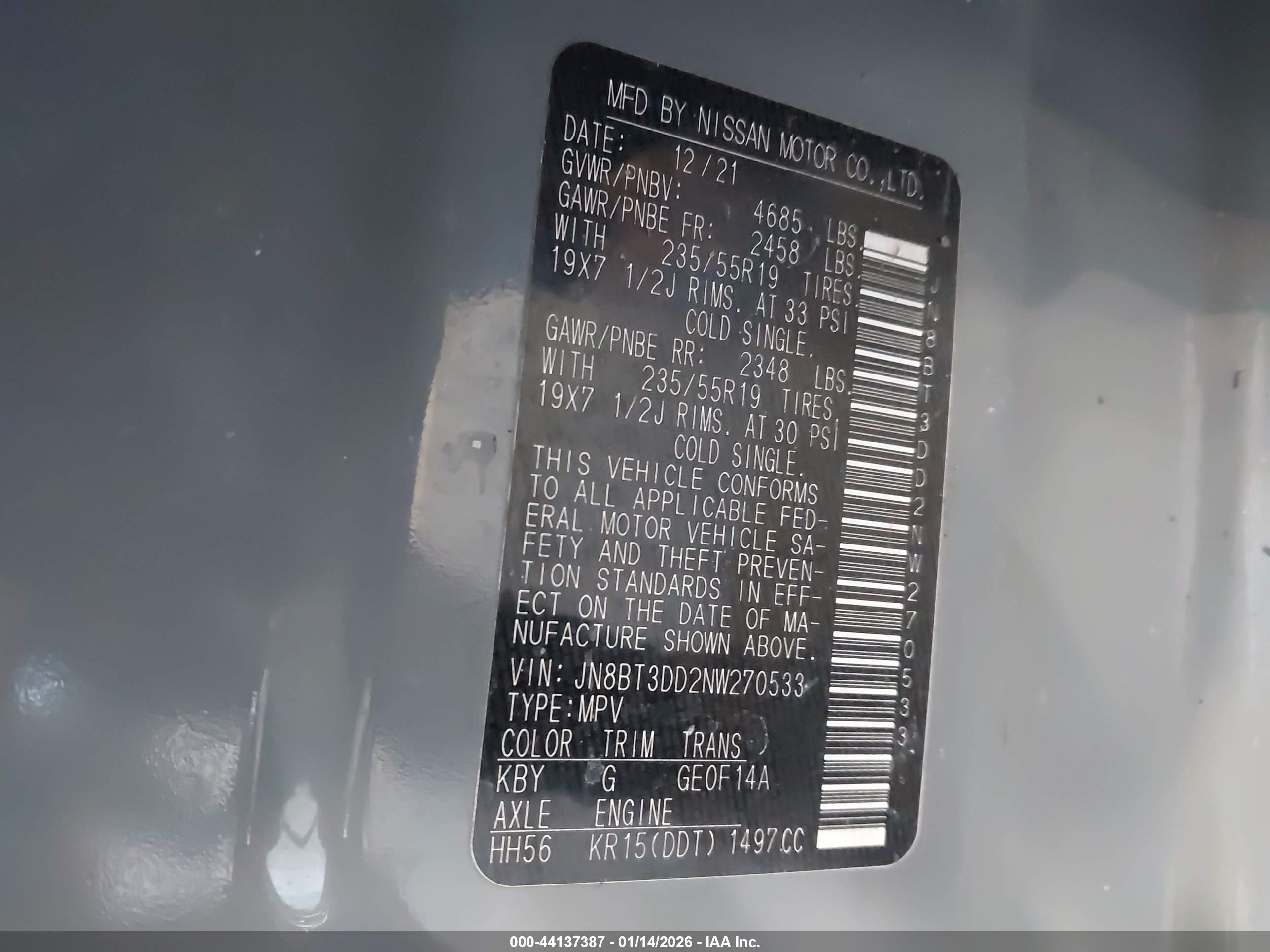 NISSAN ROGUE image 9