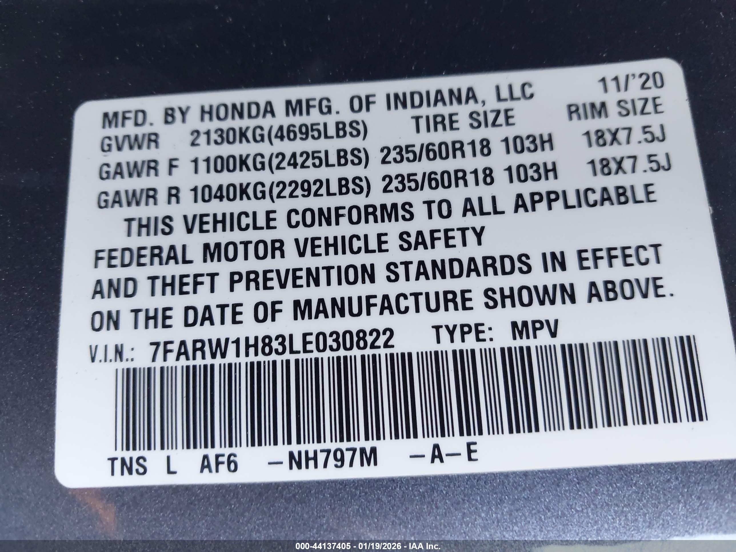 HONDA CR-V image 9