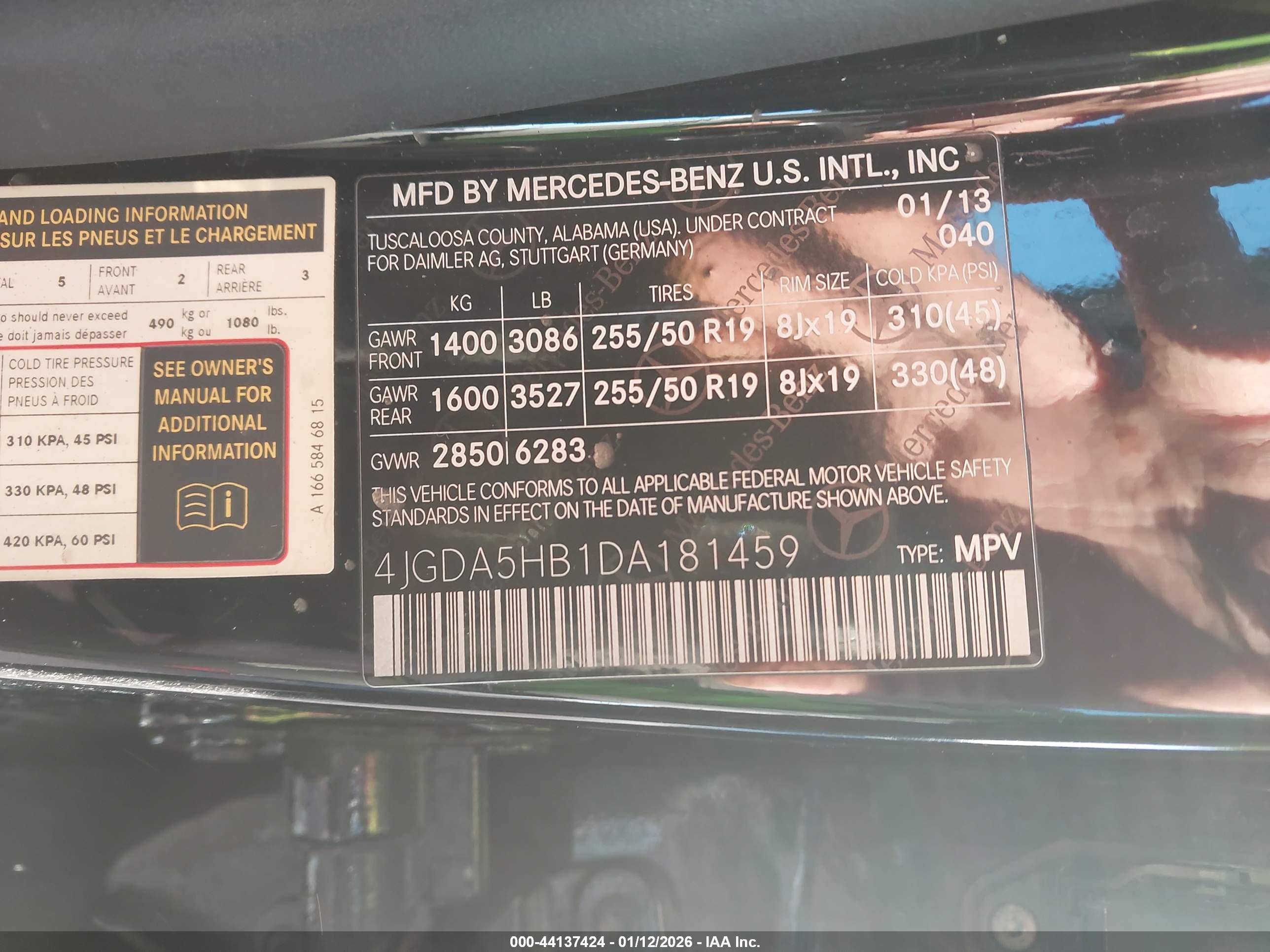 MERCEDES-BENZ ML image 9