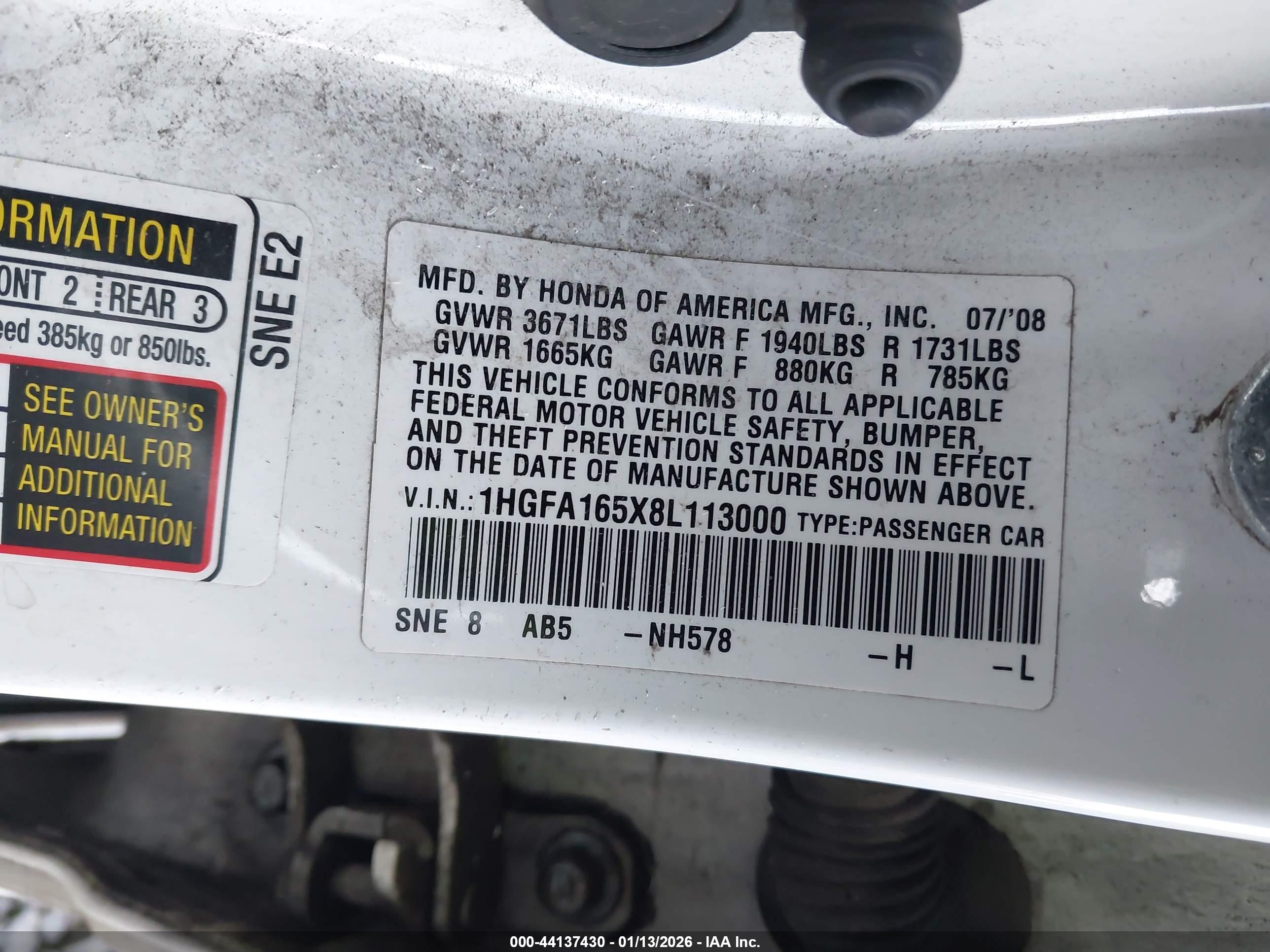 HONDA CIVIC image 9
