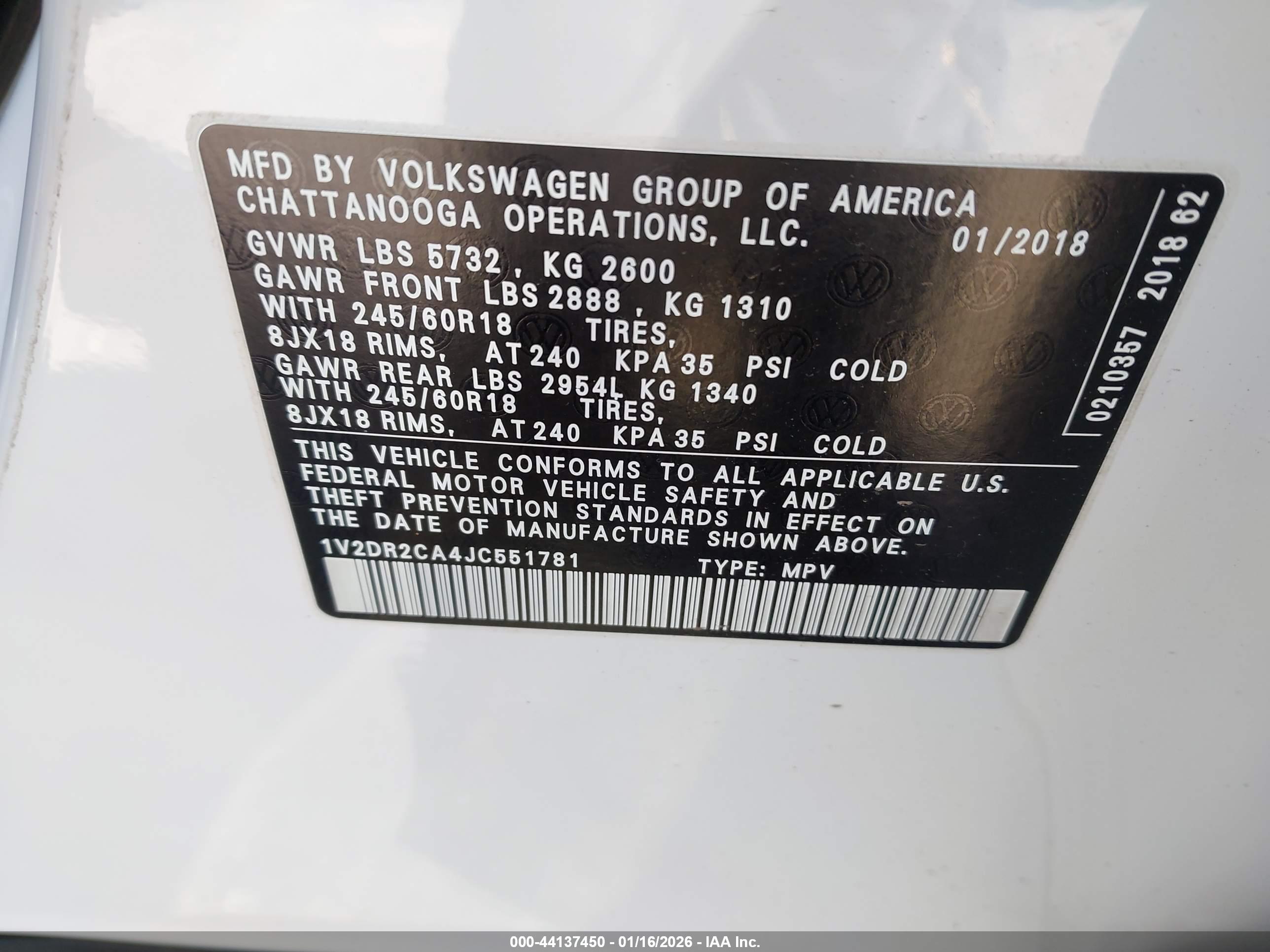 VOLKSWAGEN ATLAS image 9