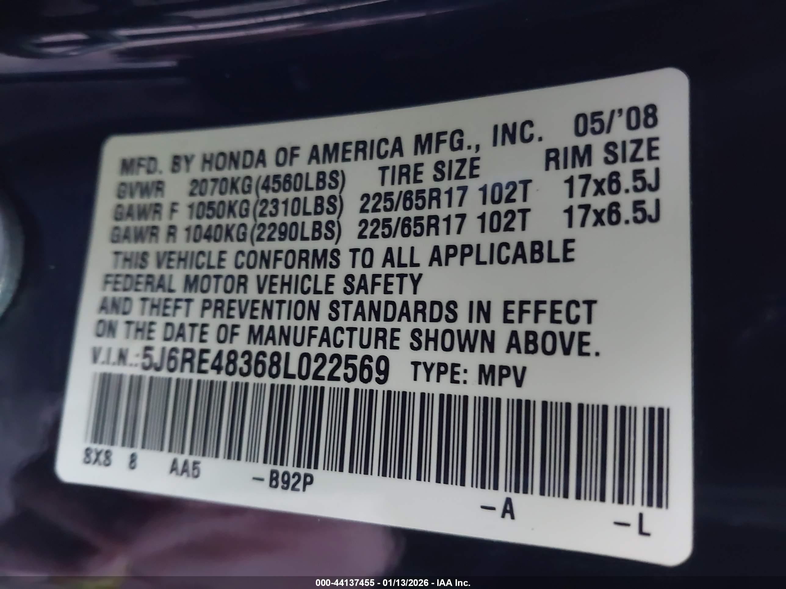 HONDA CR-V image 9