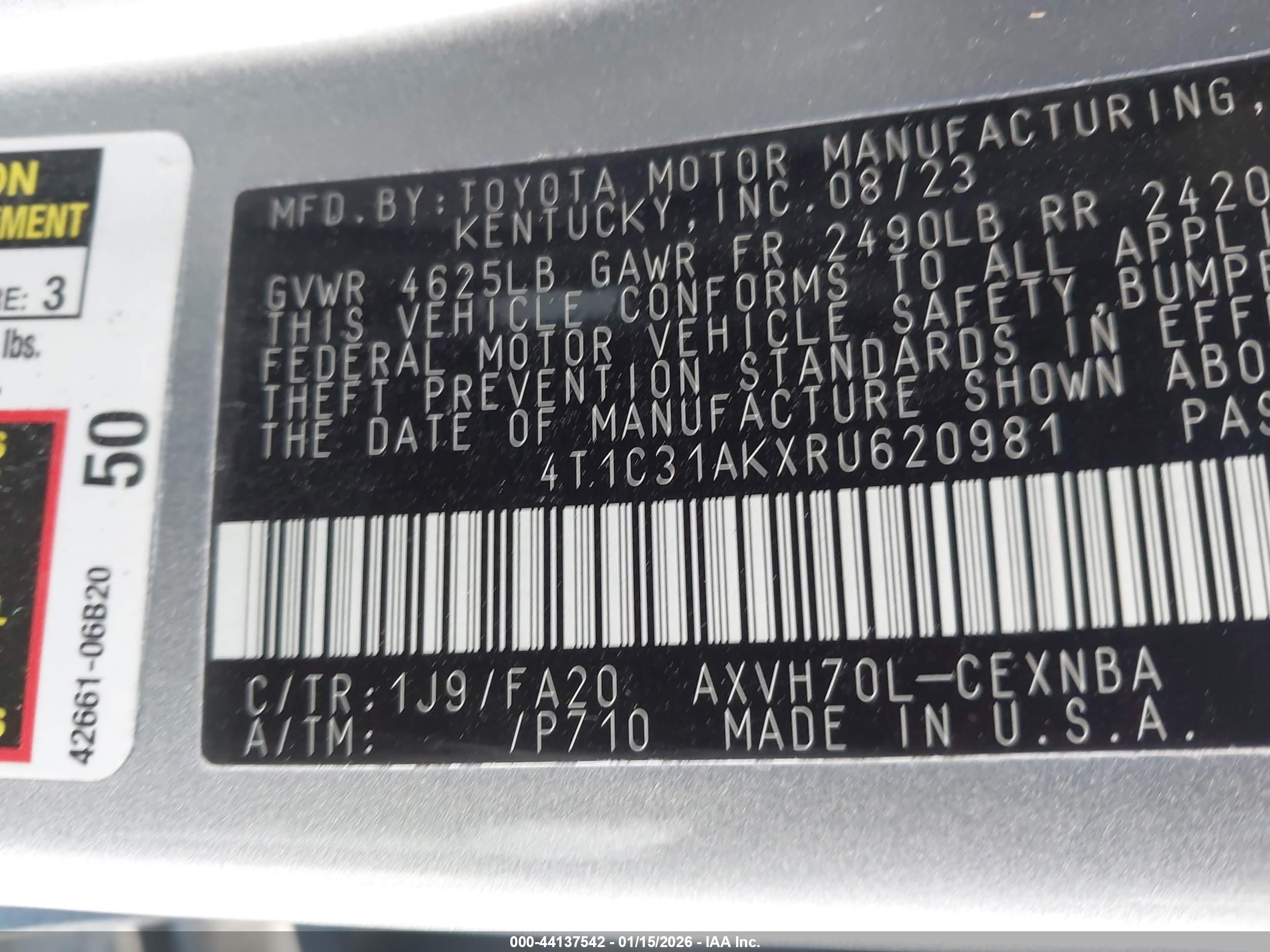 TOYOTA CAMRY image 9