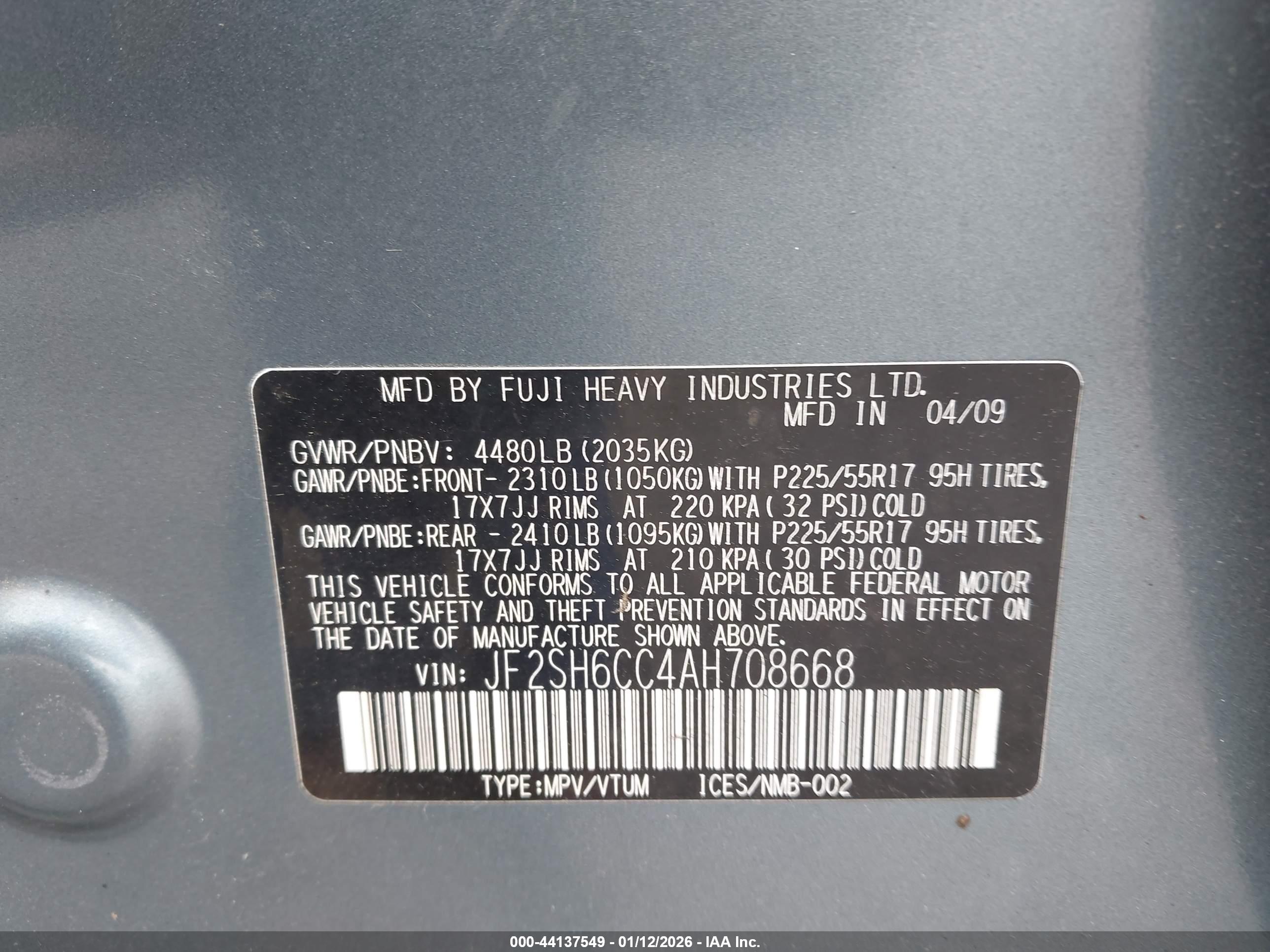 SUBARU FORESTER image 9