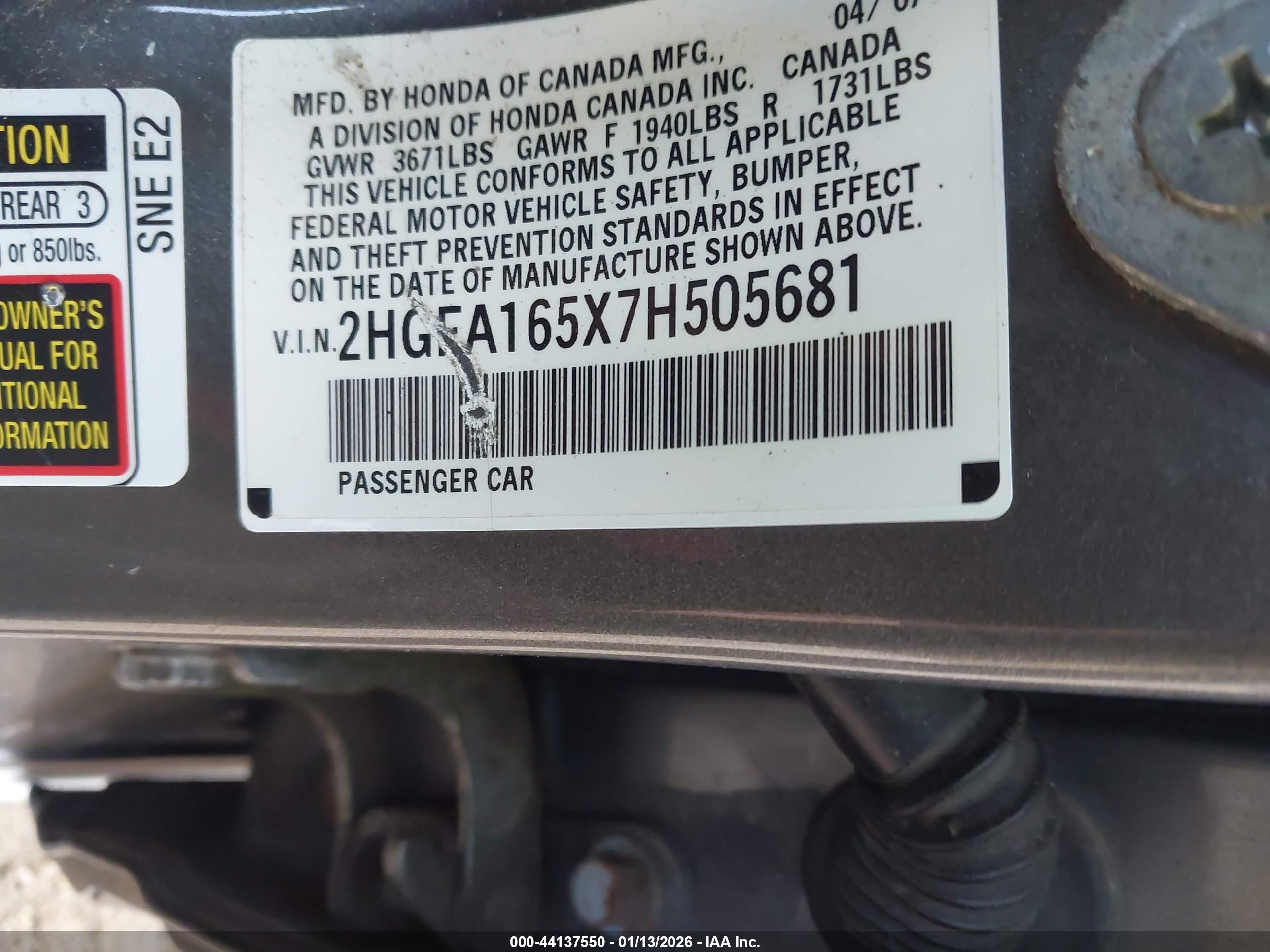 HONDA CIVIC image 9