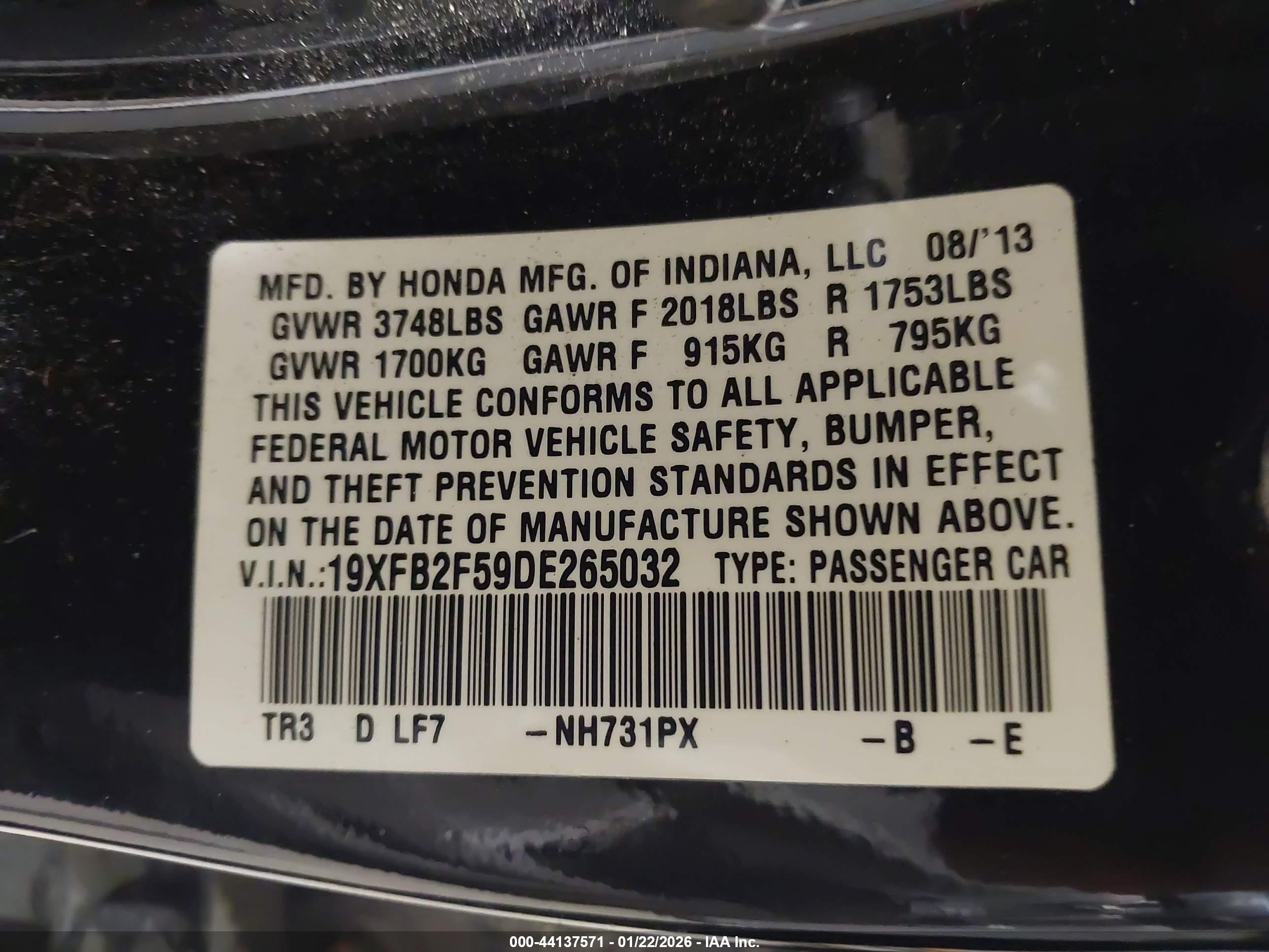 HONDA CIVIC image 9
