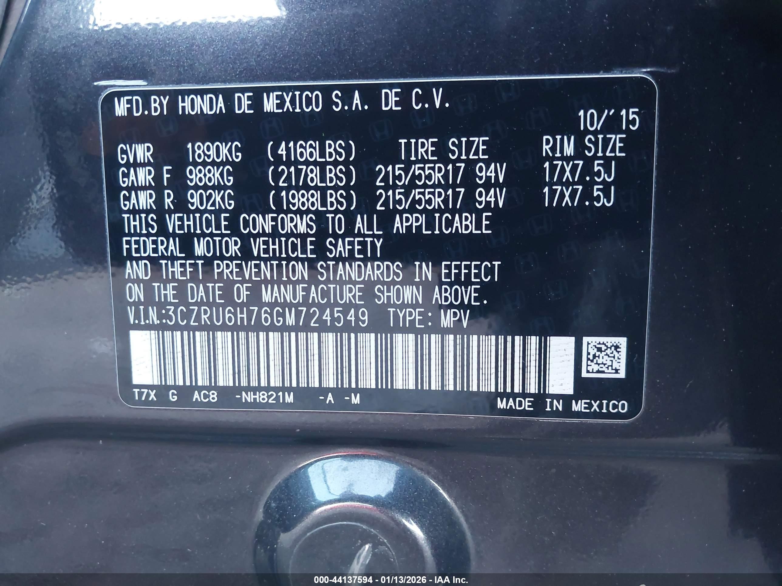 HONDA HR-V image 9