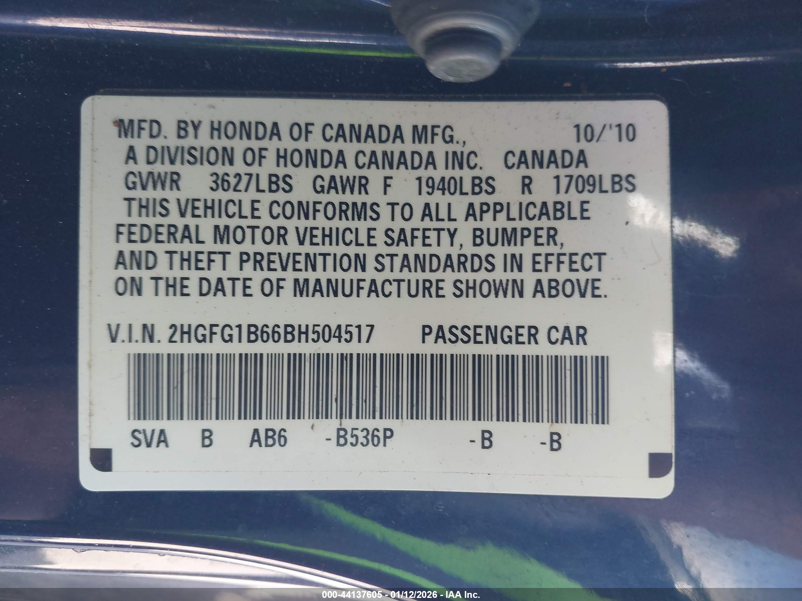 HONDA CIVIC image 9