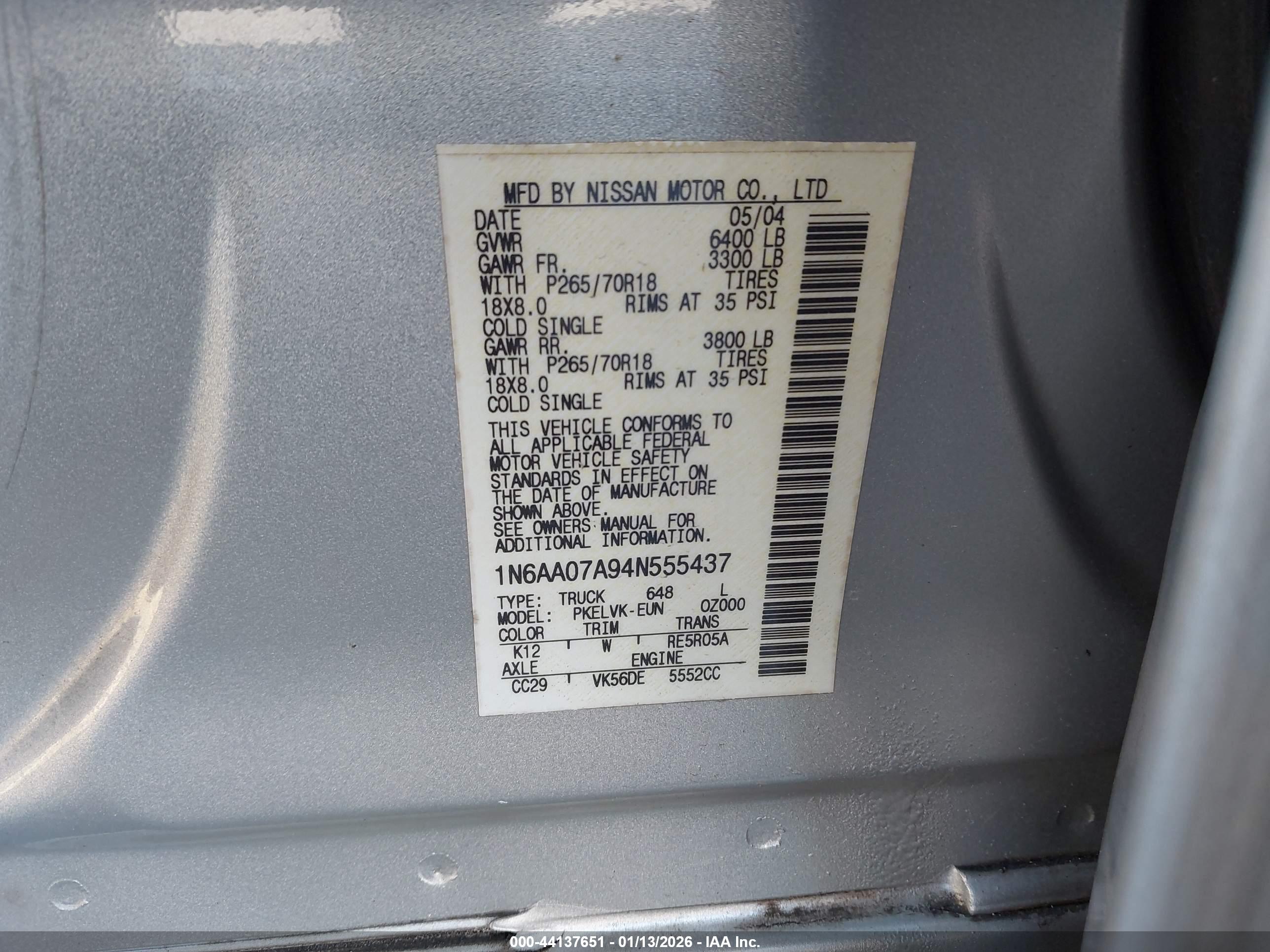 NISSAN TITAN image 9