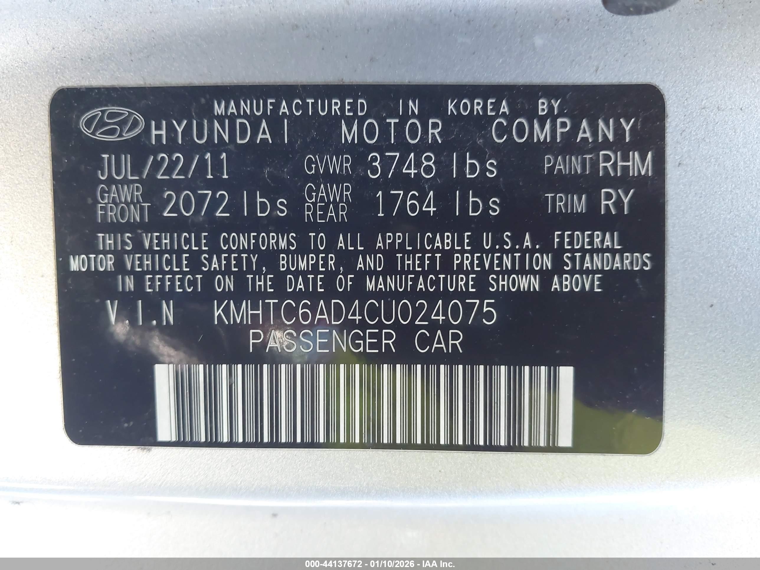 HYUNDAI VELOSTER image 9