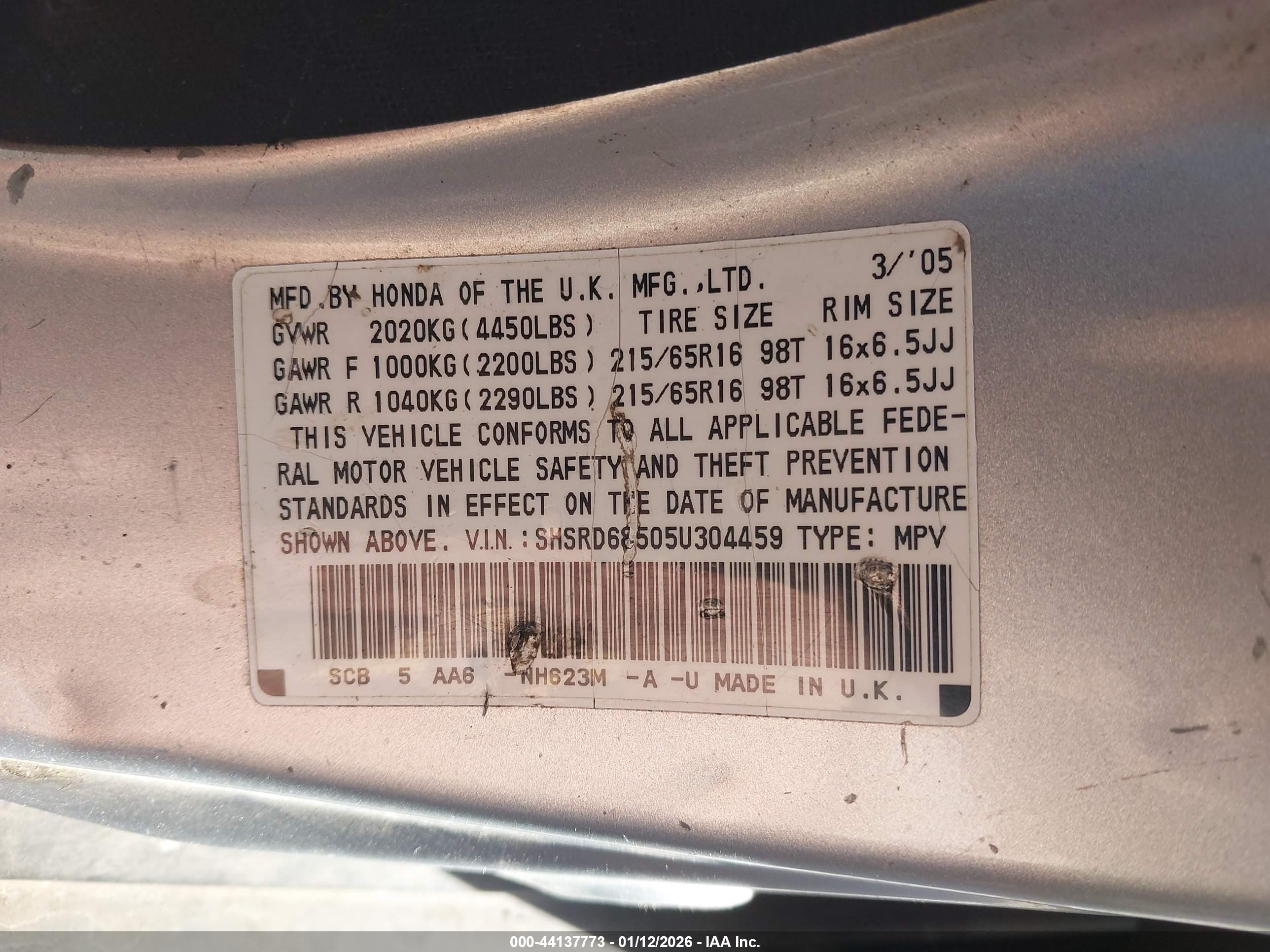 HONDA CR-V image 9