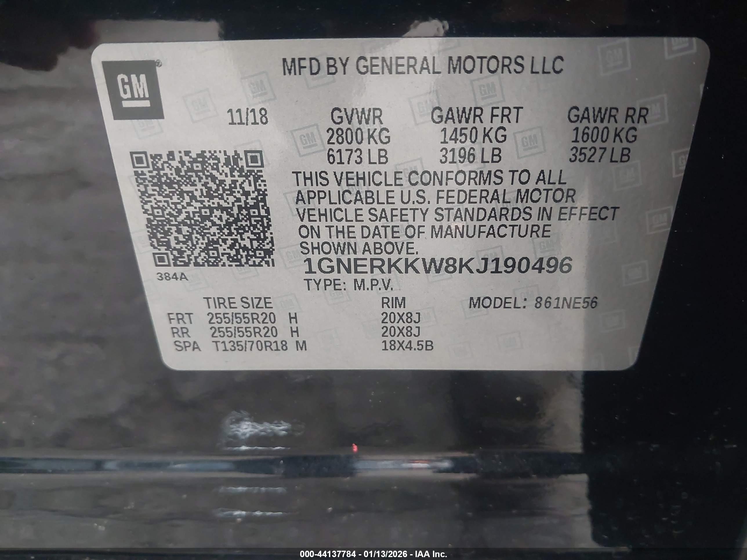 CHEVROLET TRAVERSE image 9