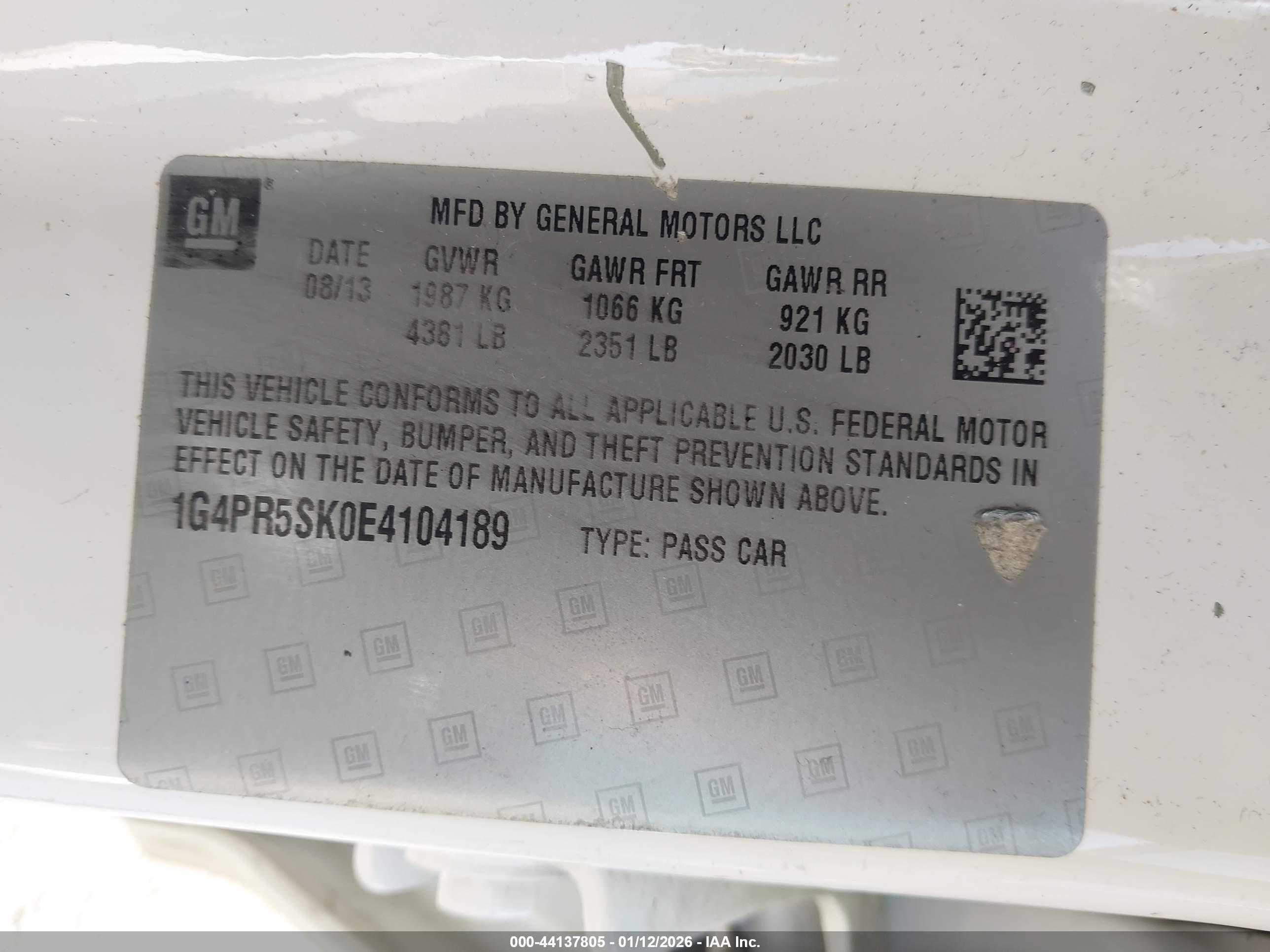 BUICK VERANO image 9