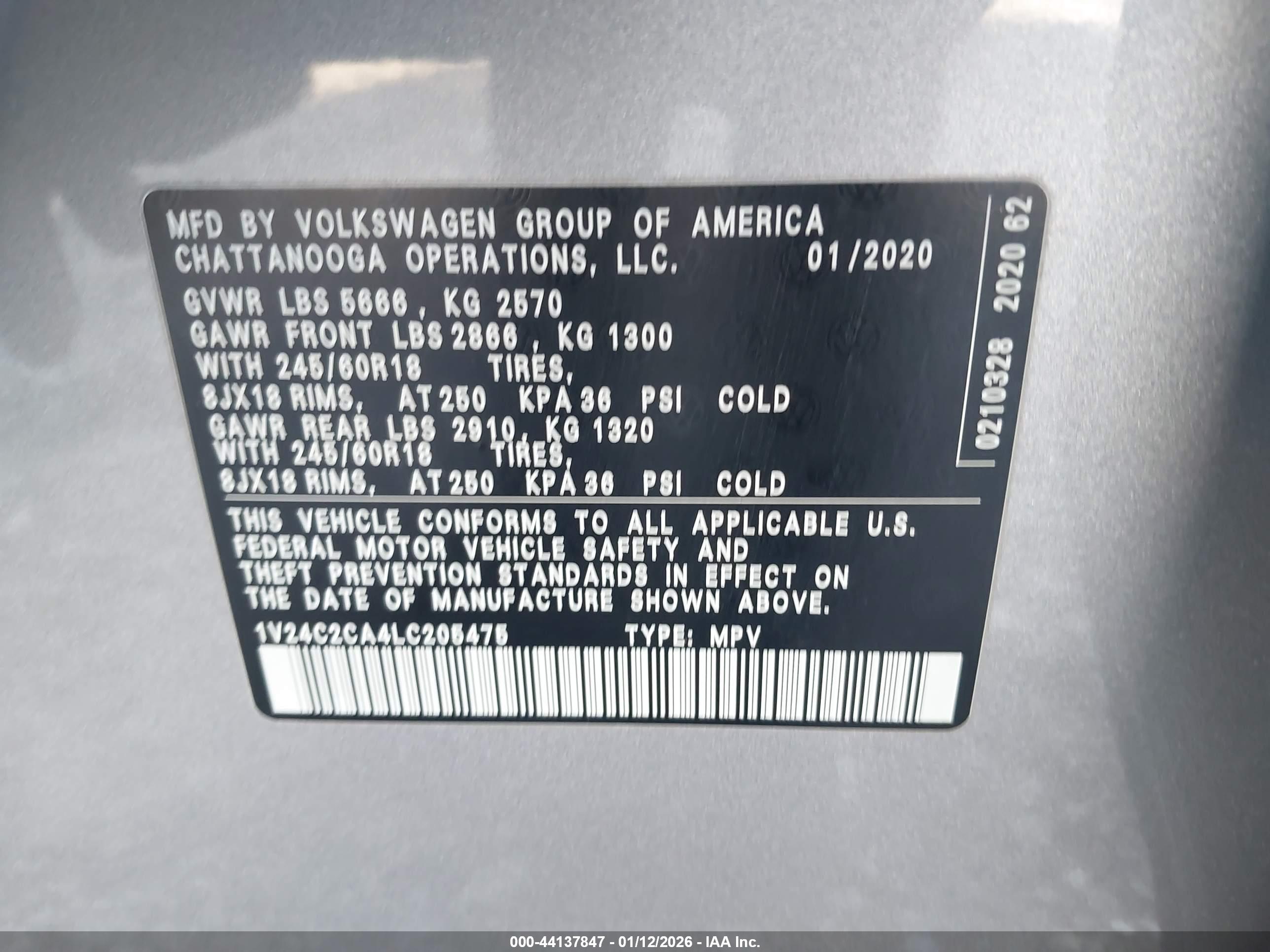 VOLKSWAGEN ATLAS image 9