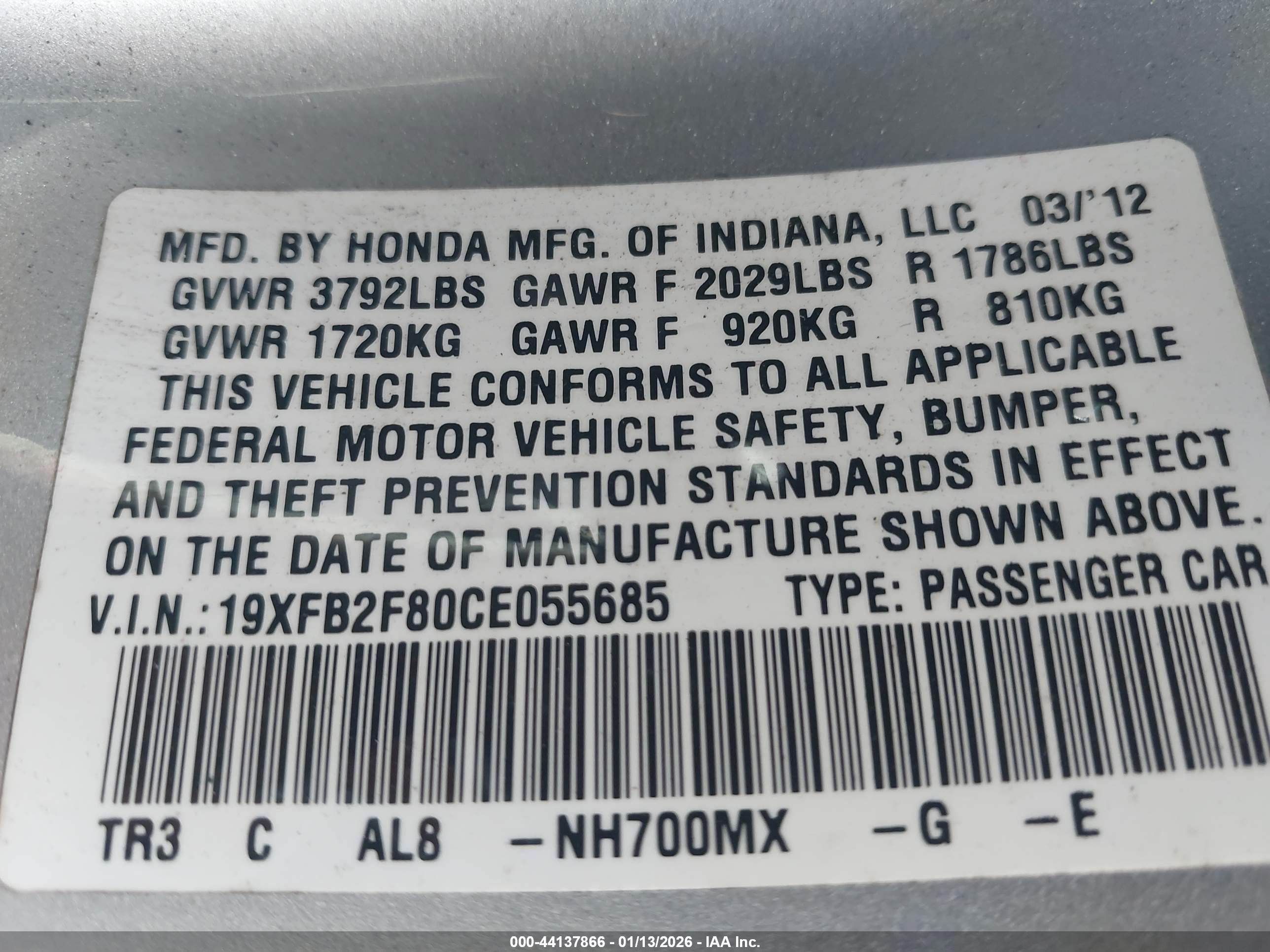 HONDA CIVIC image 9