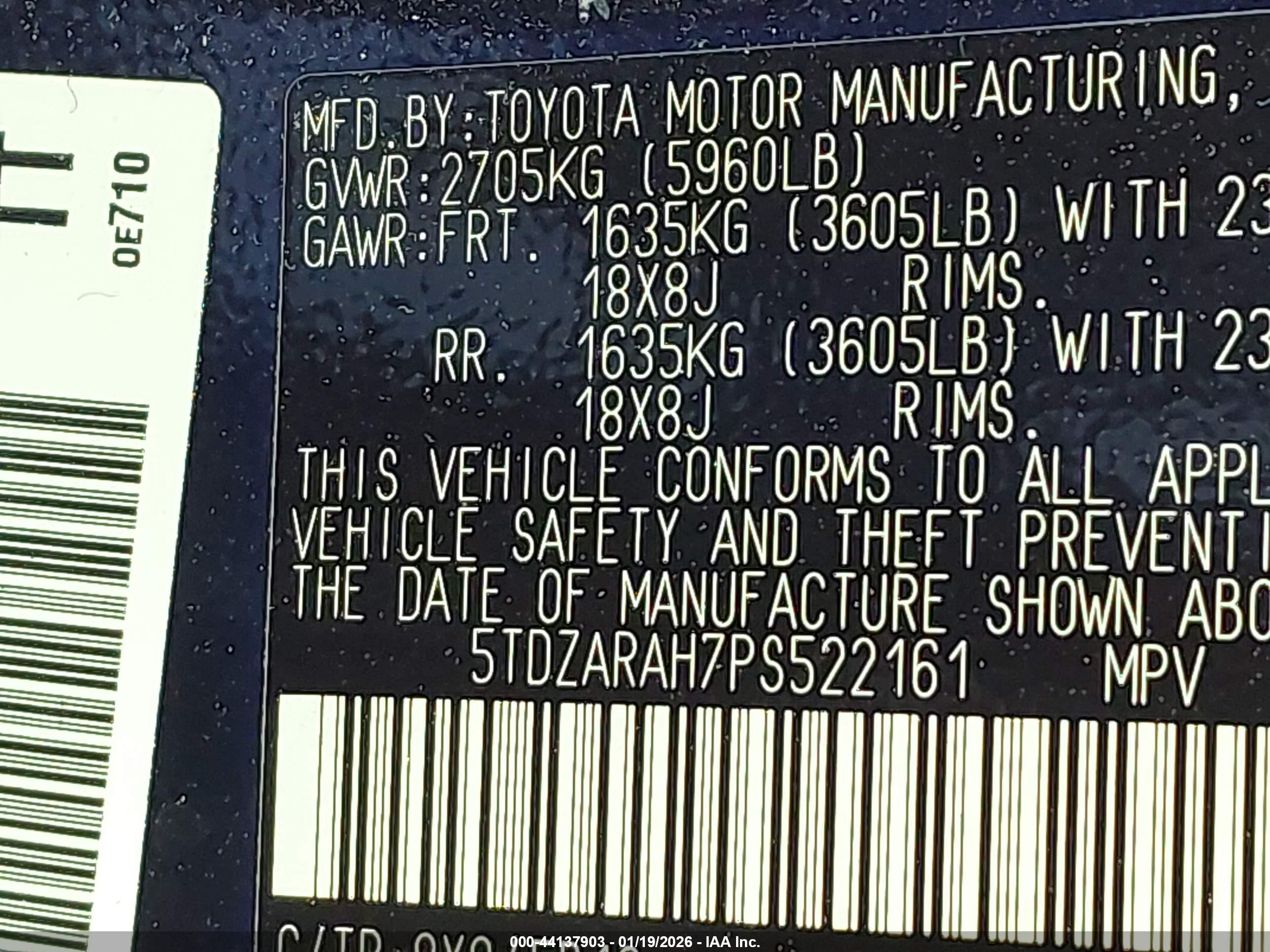 TOYOTA HIGHLANDER image 9