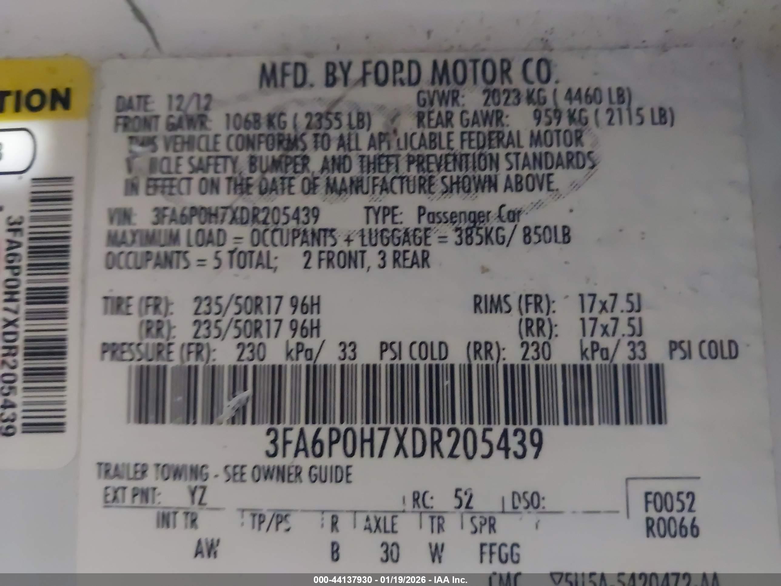FORD FUSION image 9