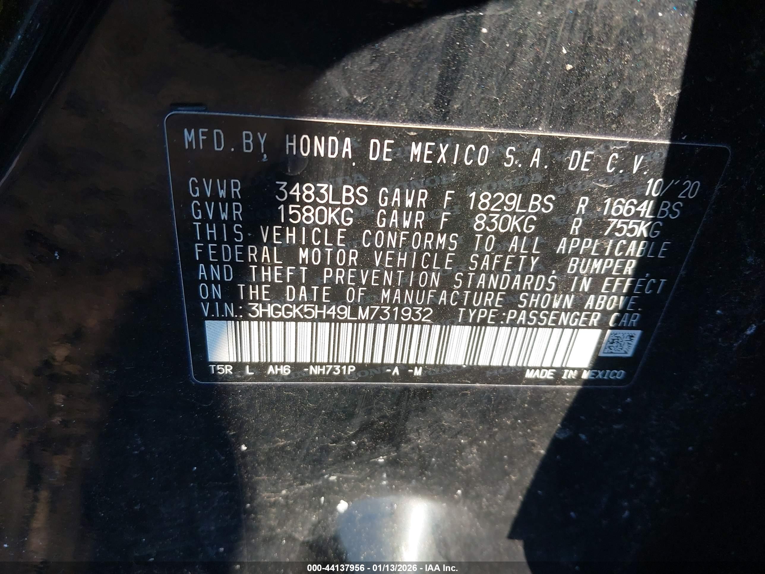 HONDA FIT image 9