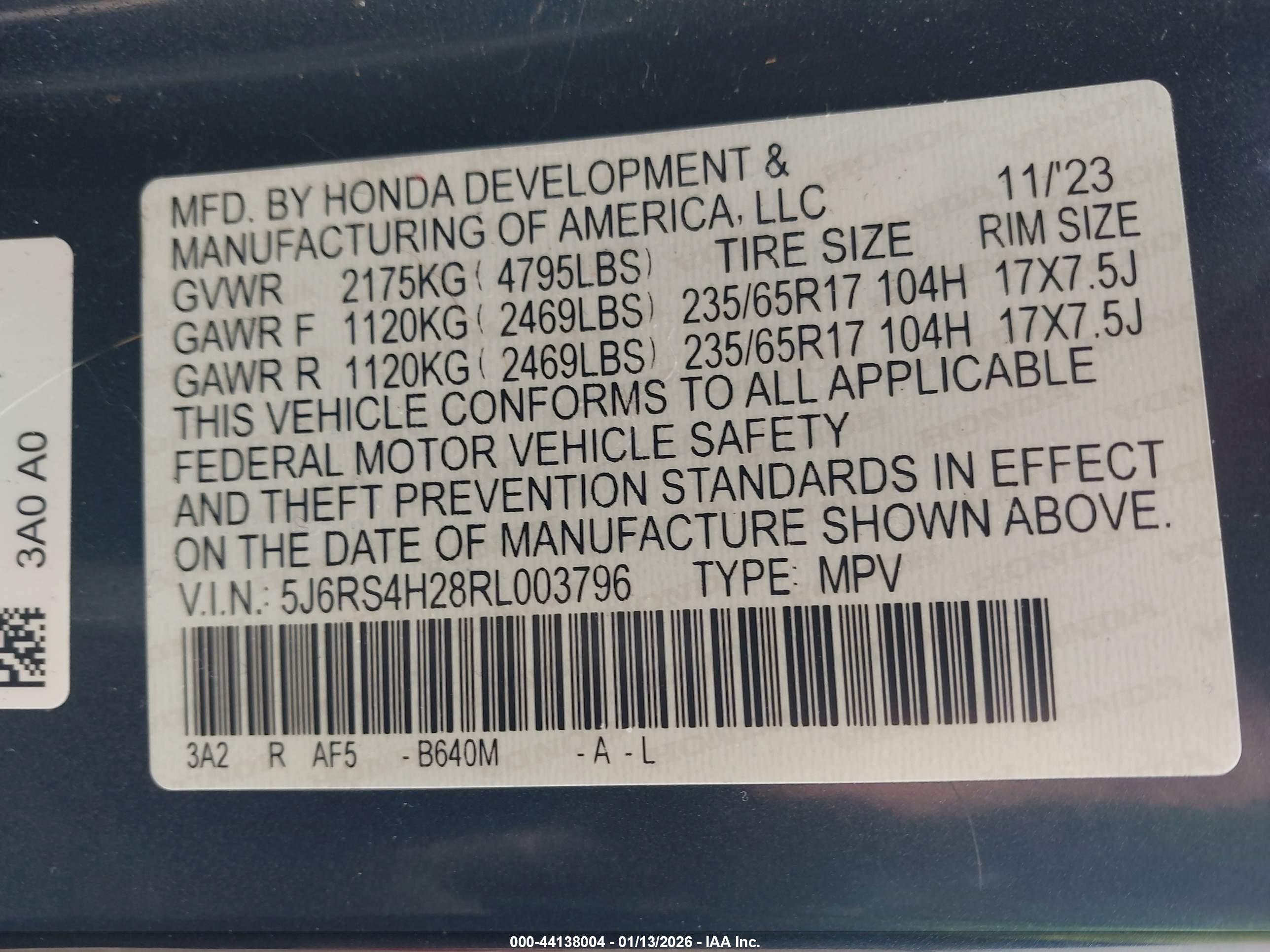 HONDA CR-V image 9