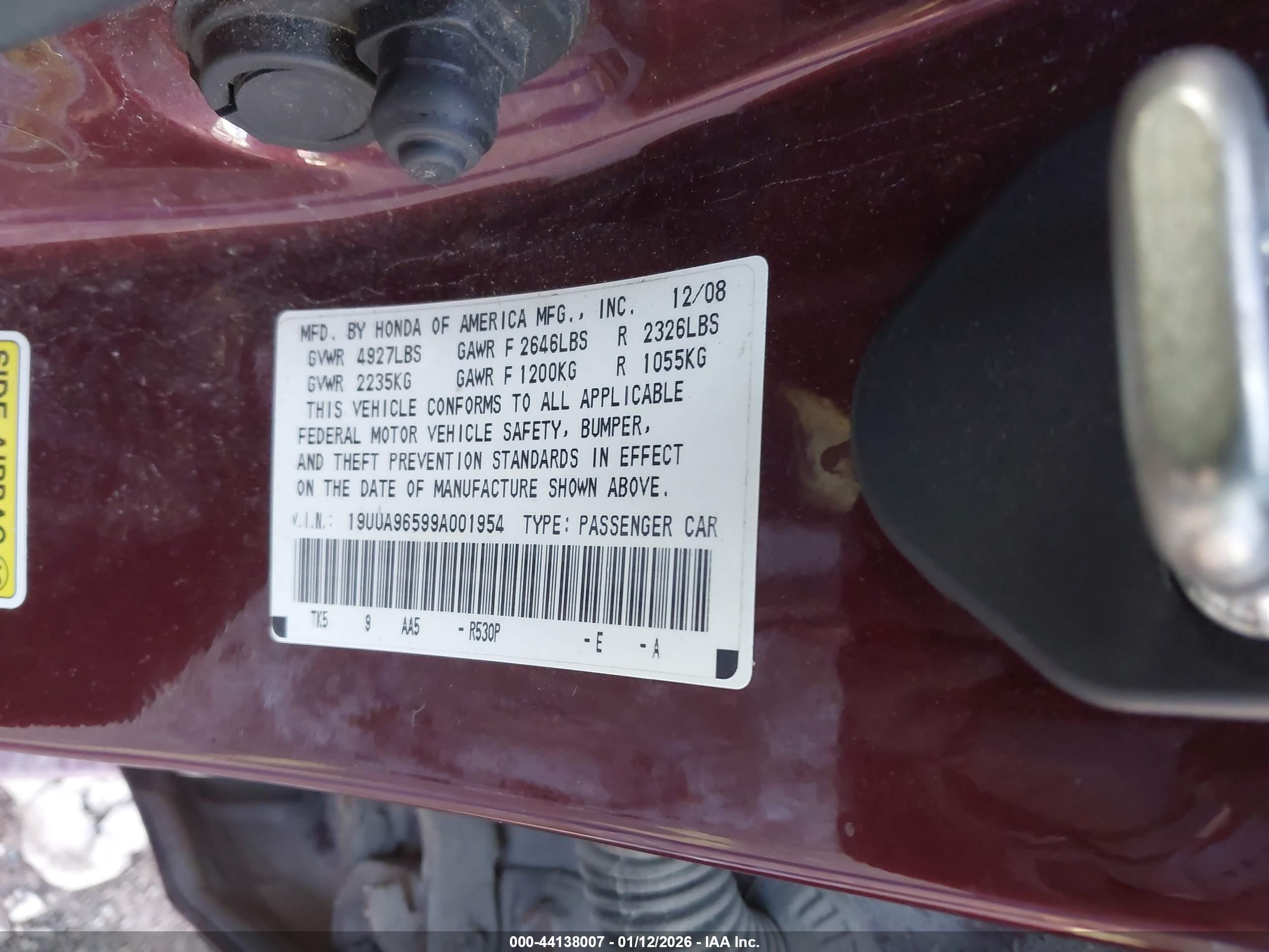 ACURA TL image 9
