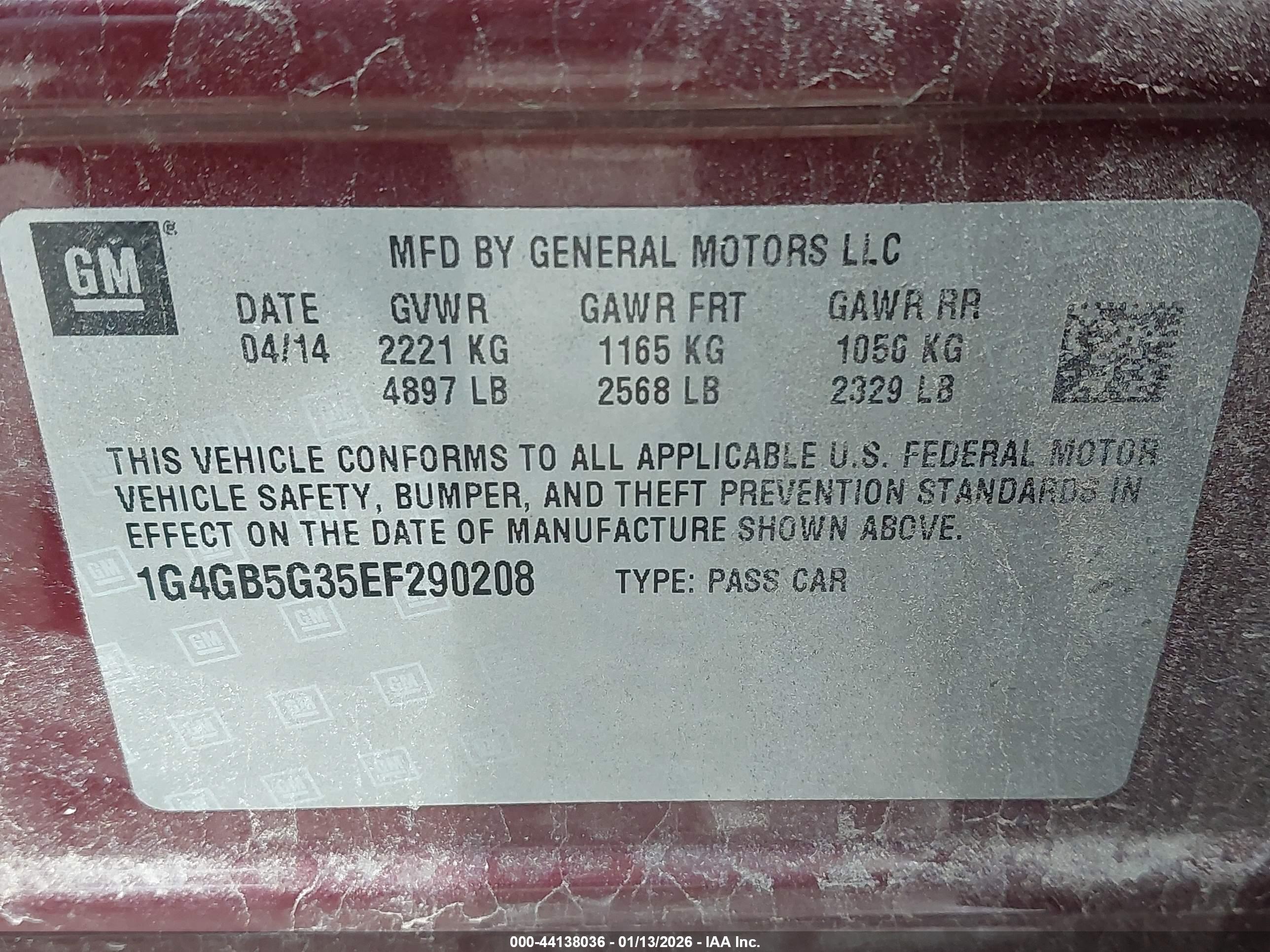 BUICK LACROSSE image 9